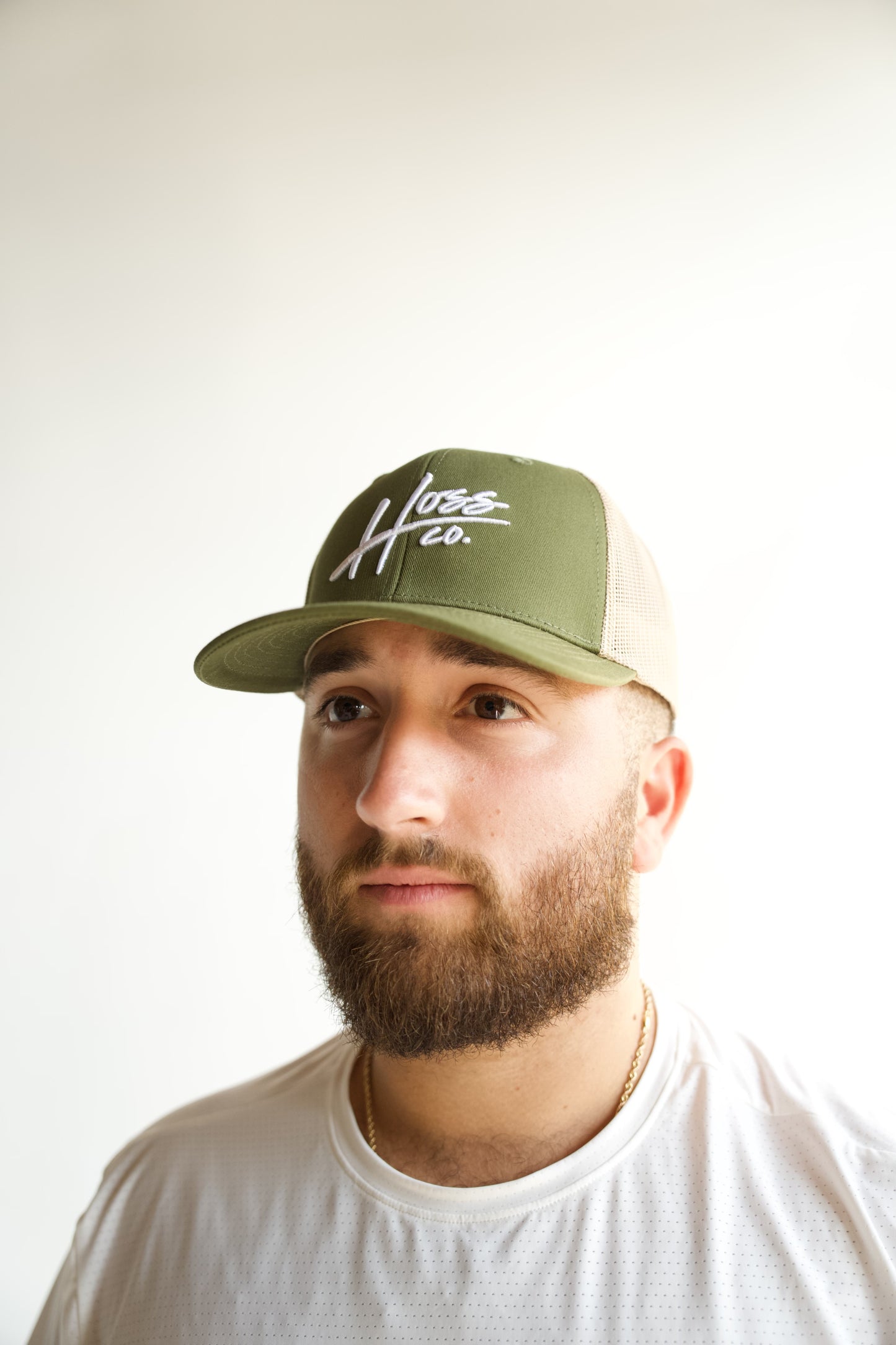 Hoss Green/Khaki Trucker Mech