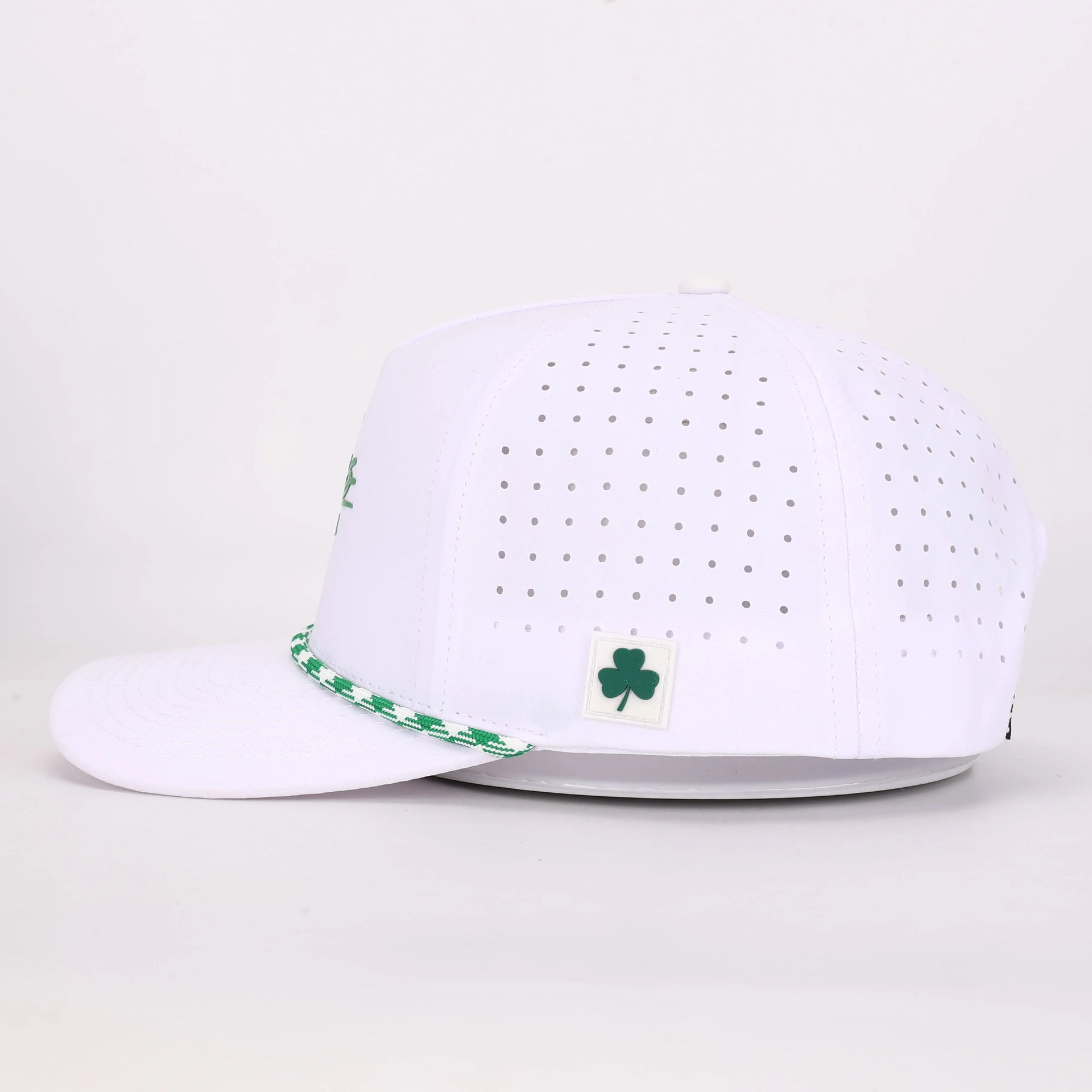 Hoss Lucky White Rope Snapback