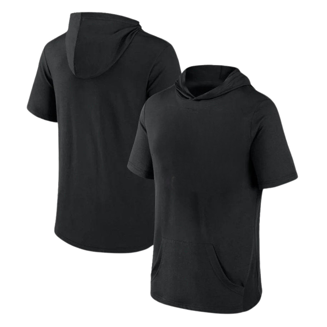 Short sleeve dri fit hoodie sale
