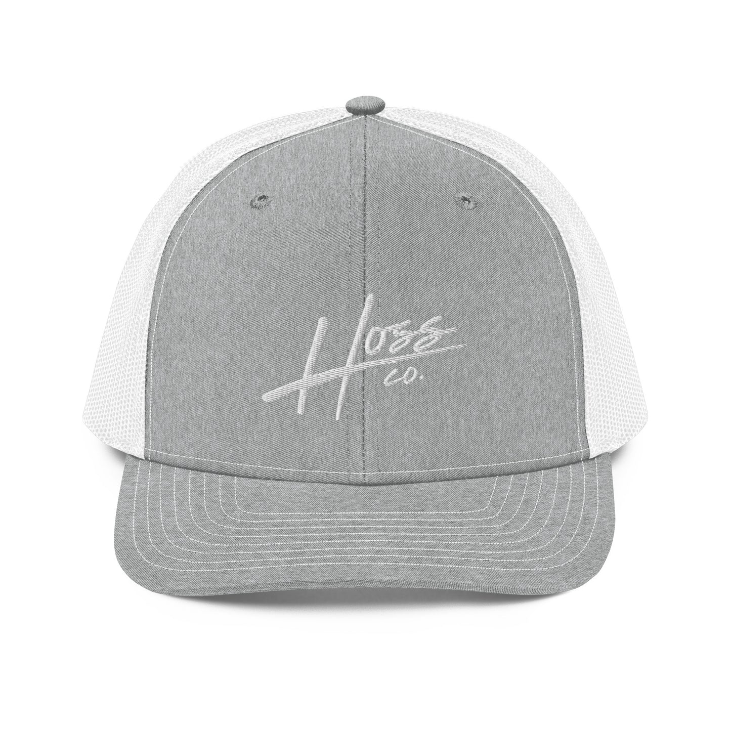 Hoss Grey/White Trucker Cap