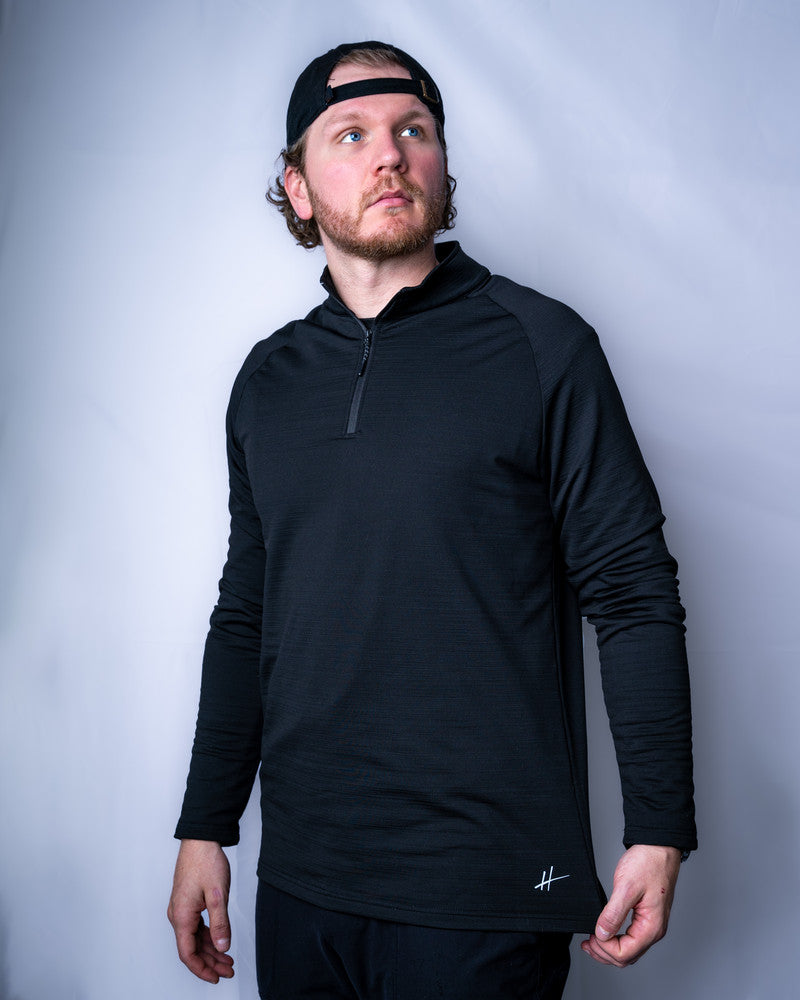 Hoss Black Quarter Zip