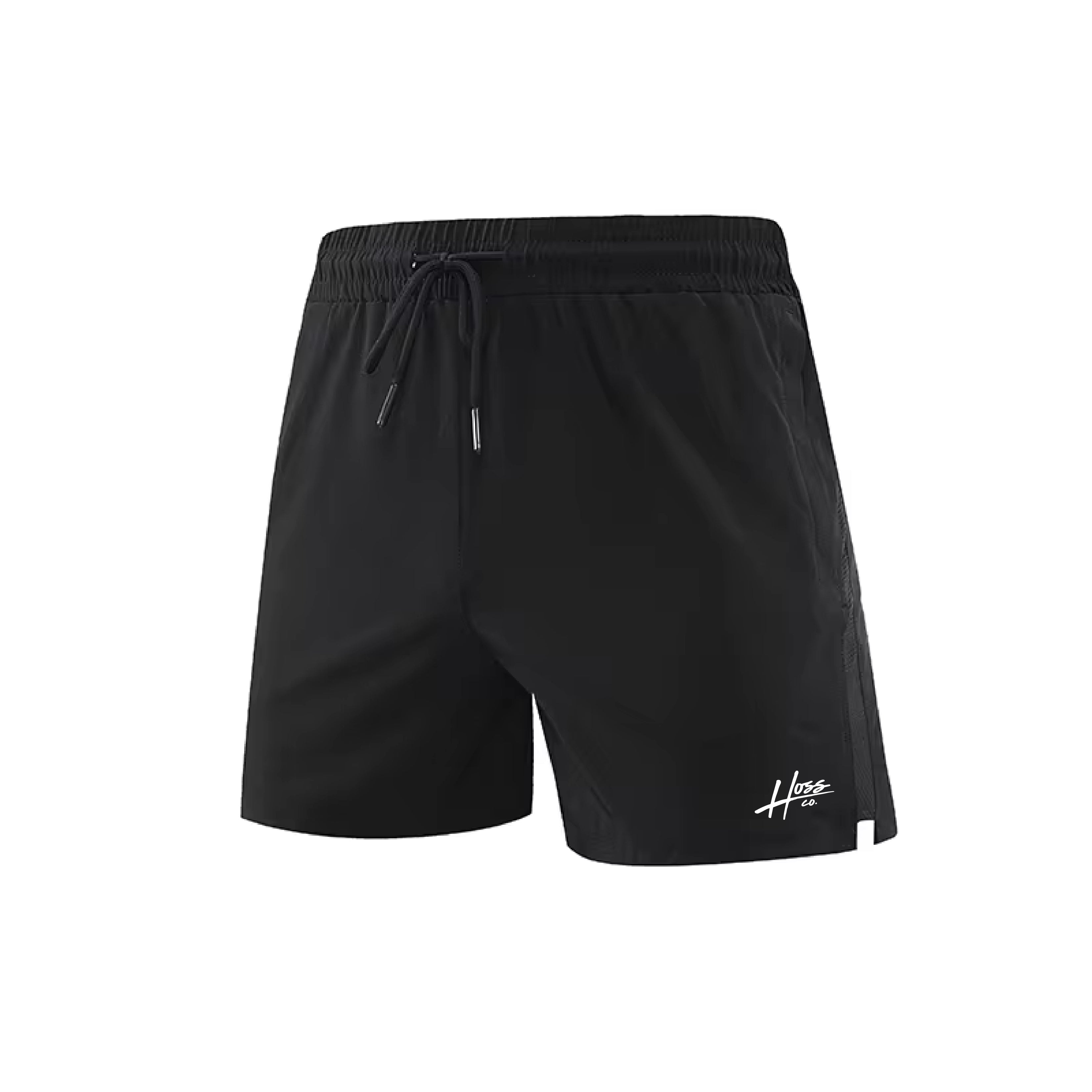 Hoss Mens Running Shorts - Black