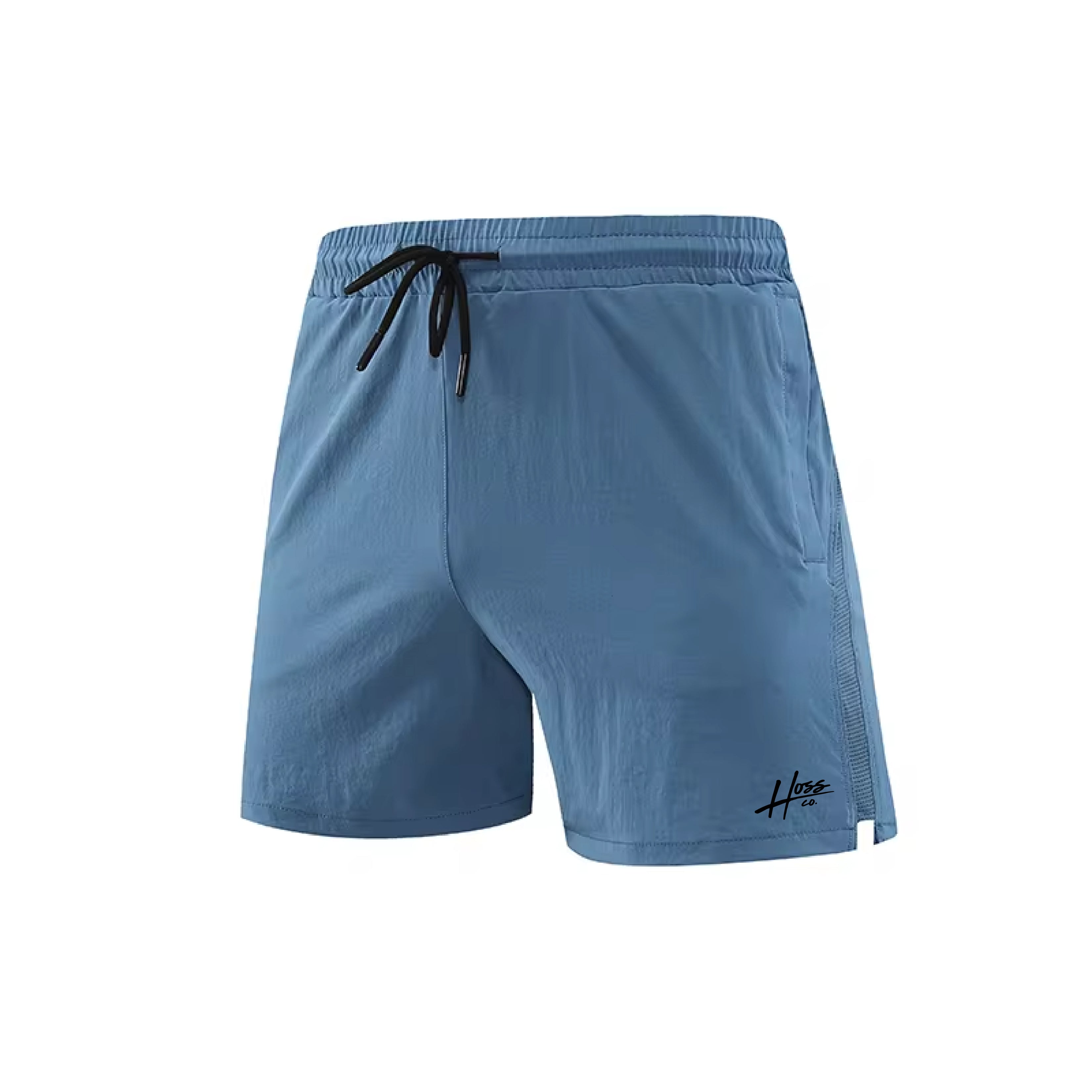 Hoss Mens Running Shorts - Blue