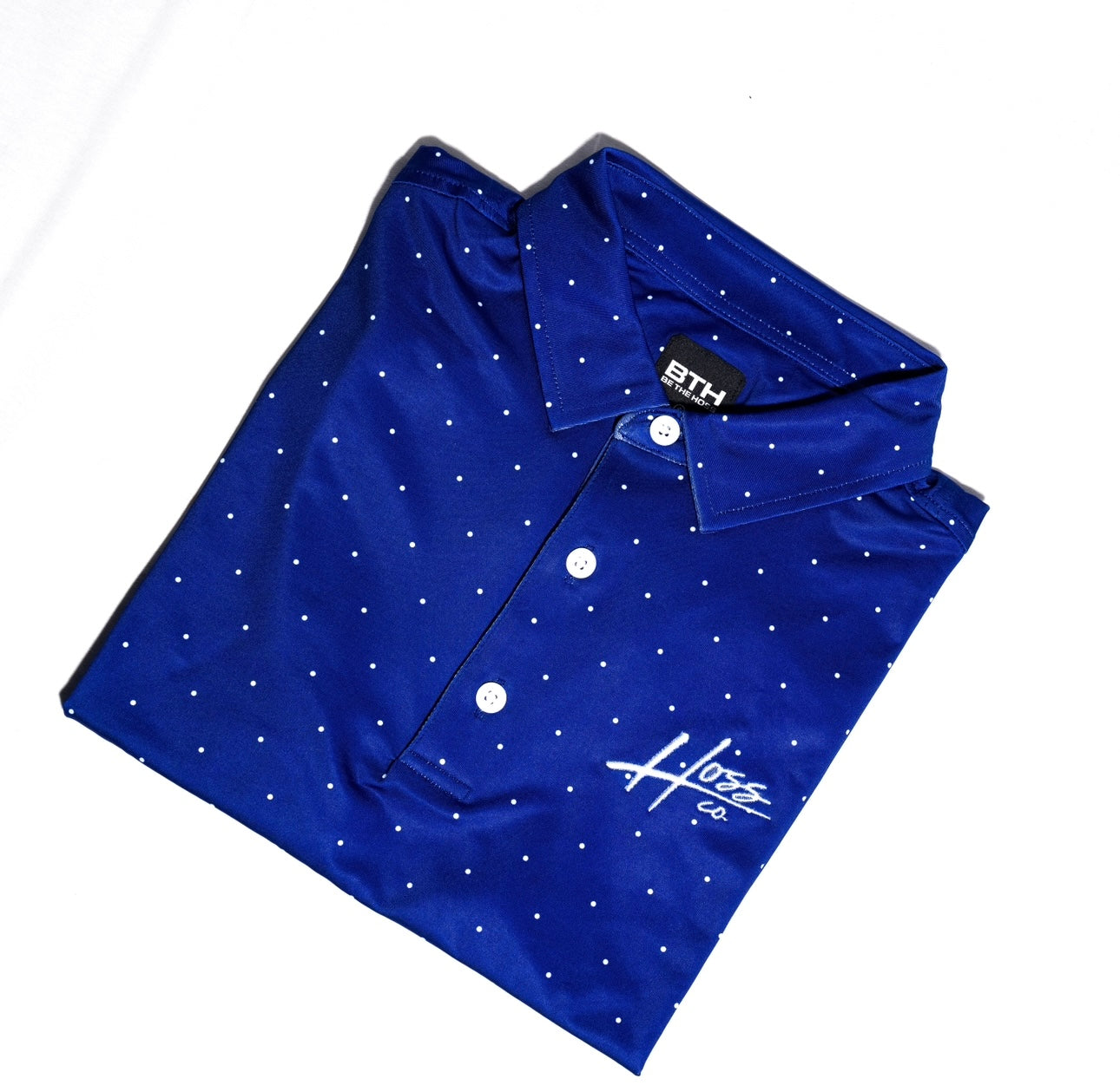 Hoss Co. Blue Polo