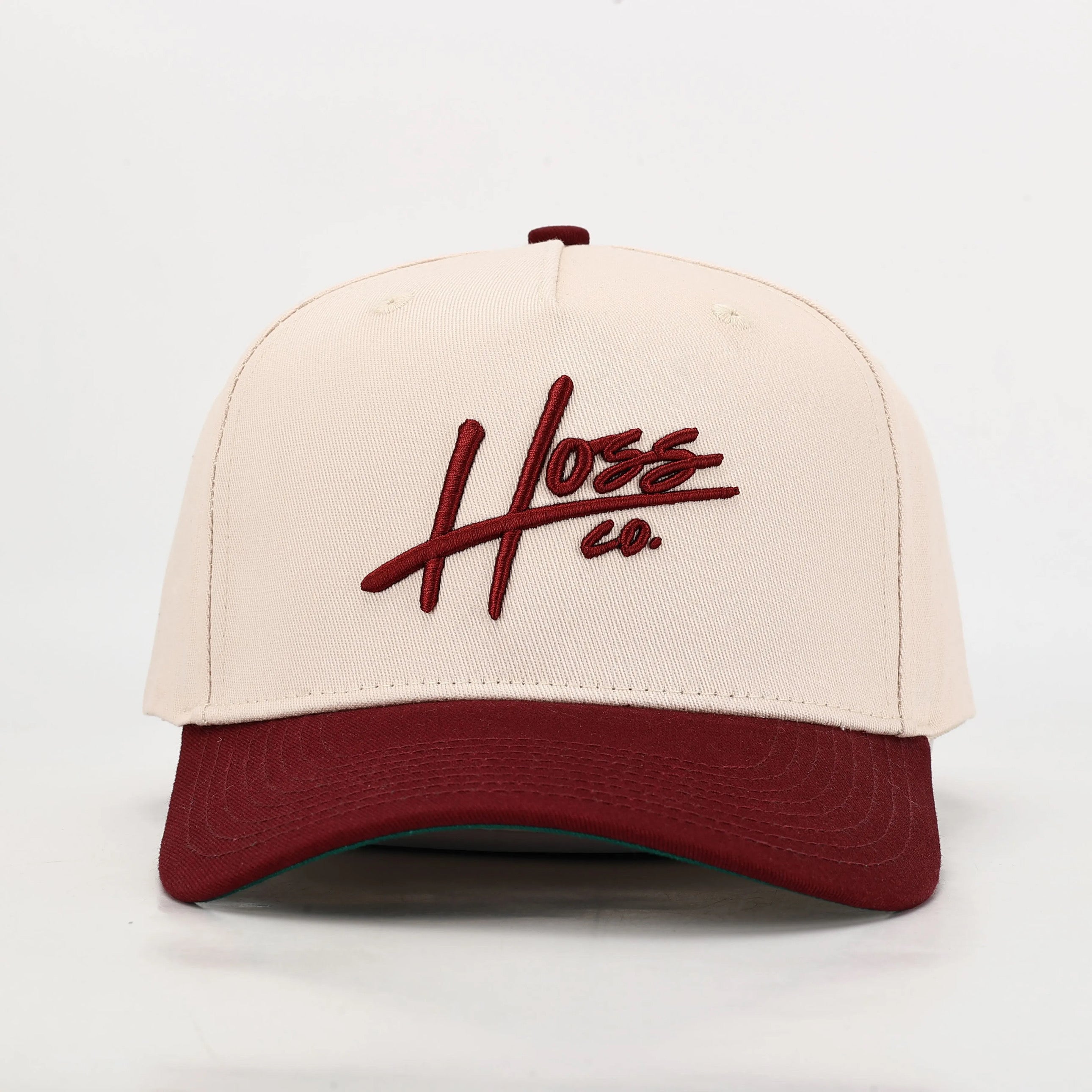 Hoss Maroon/Tan Snapback Hat