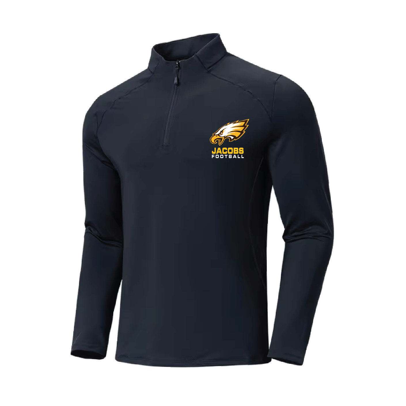 Jacobs Football Quarter Zip - Black