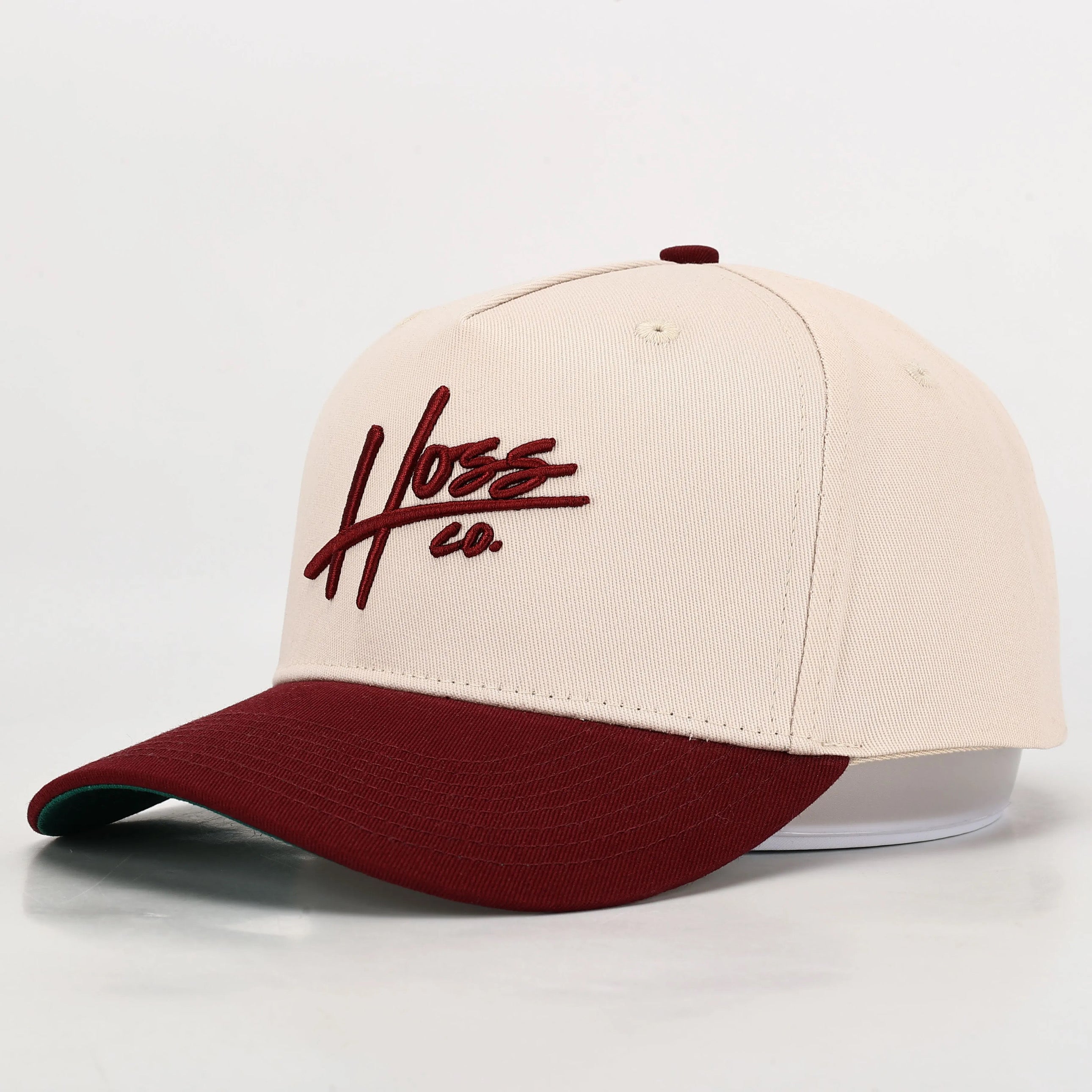 Hoss Maroon/Tan Snapback Hat
