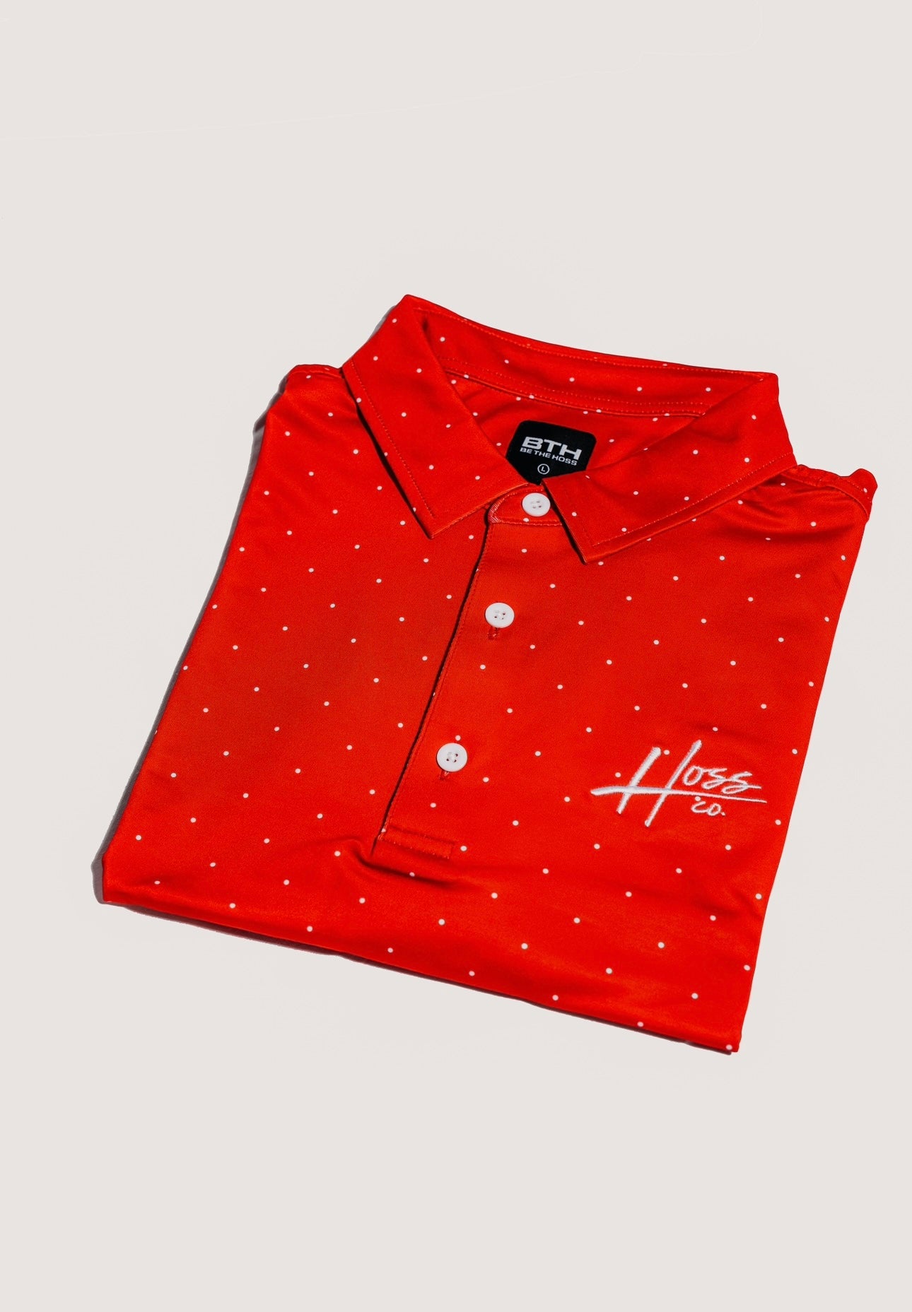 Hoss Co. Red Polo