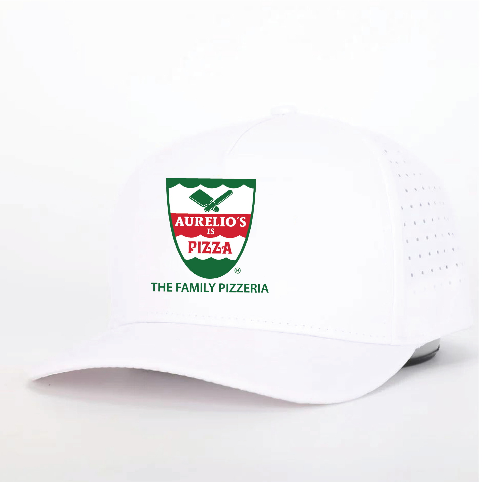 Aurelio's Pizza Hat White