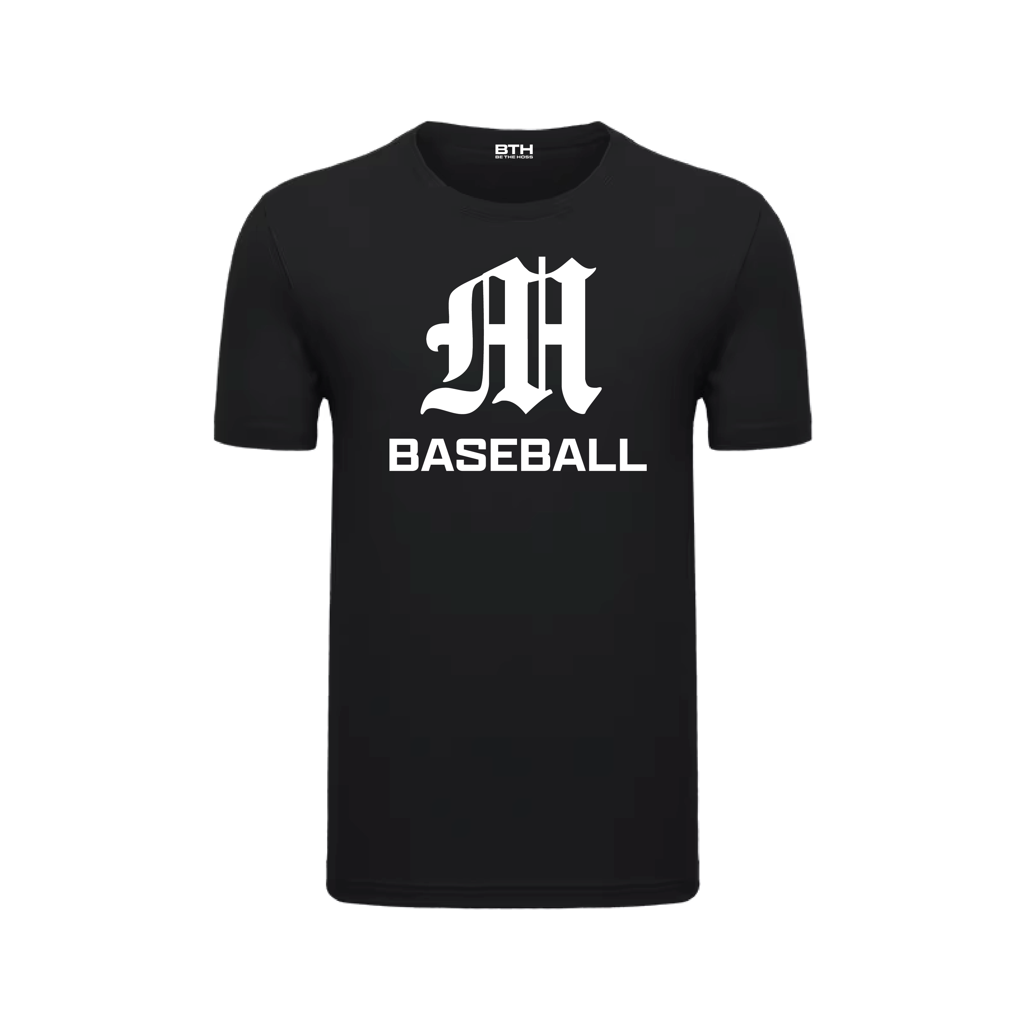 Magnet Baseball Cotton Shirt - Black *PLAYER NUMBERS*