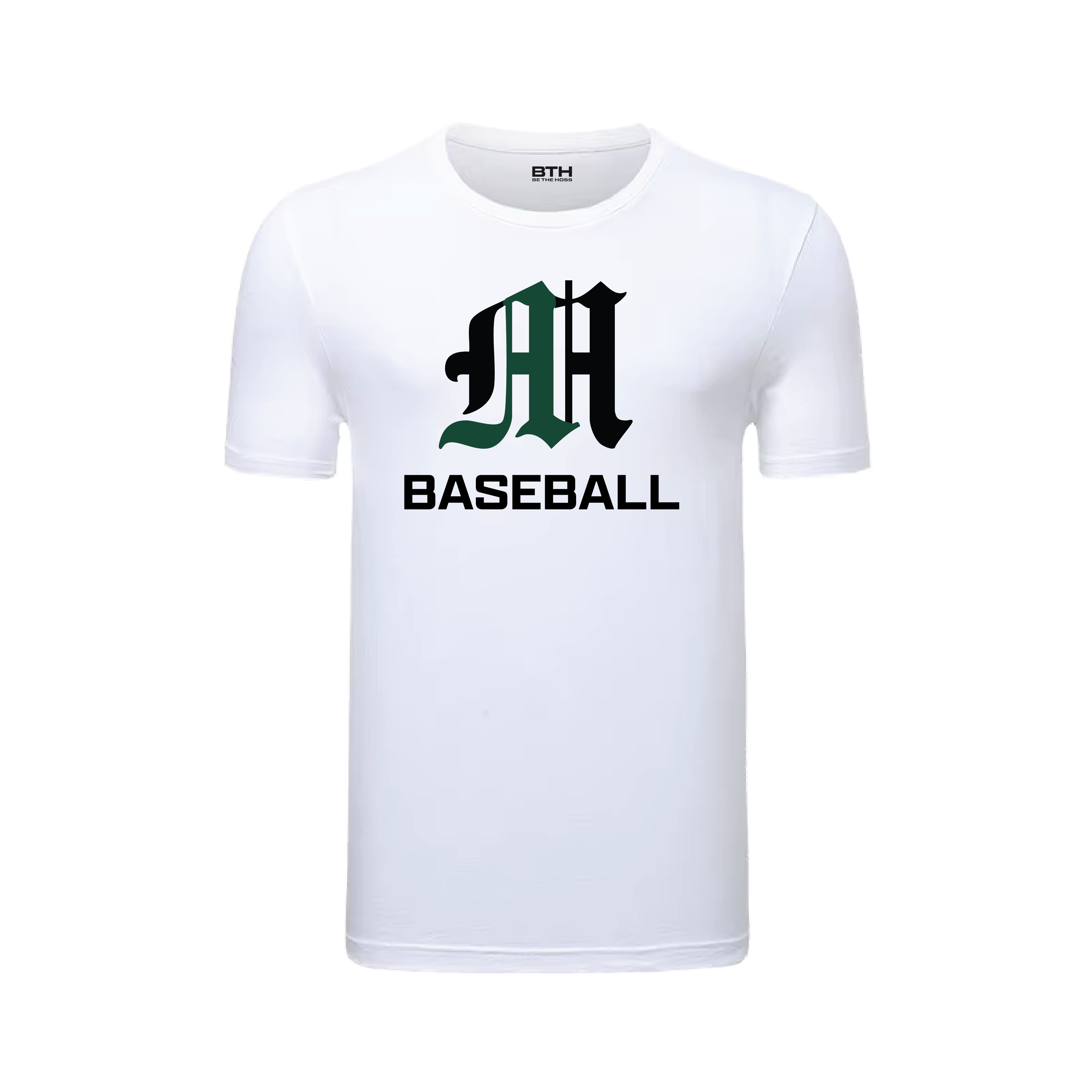 Magnet Baseball Cotton Shirt - White