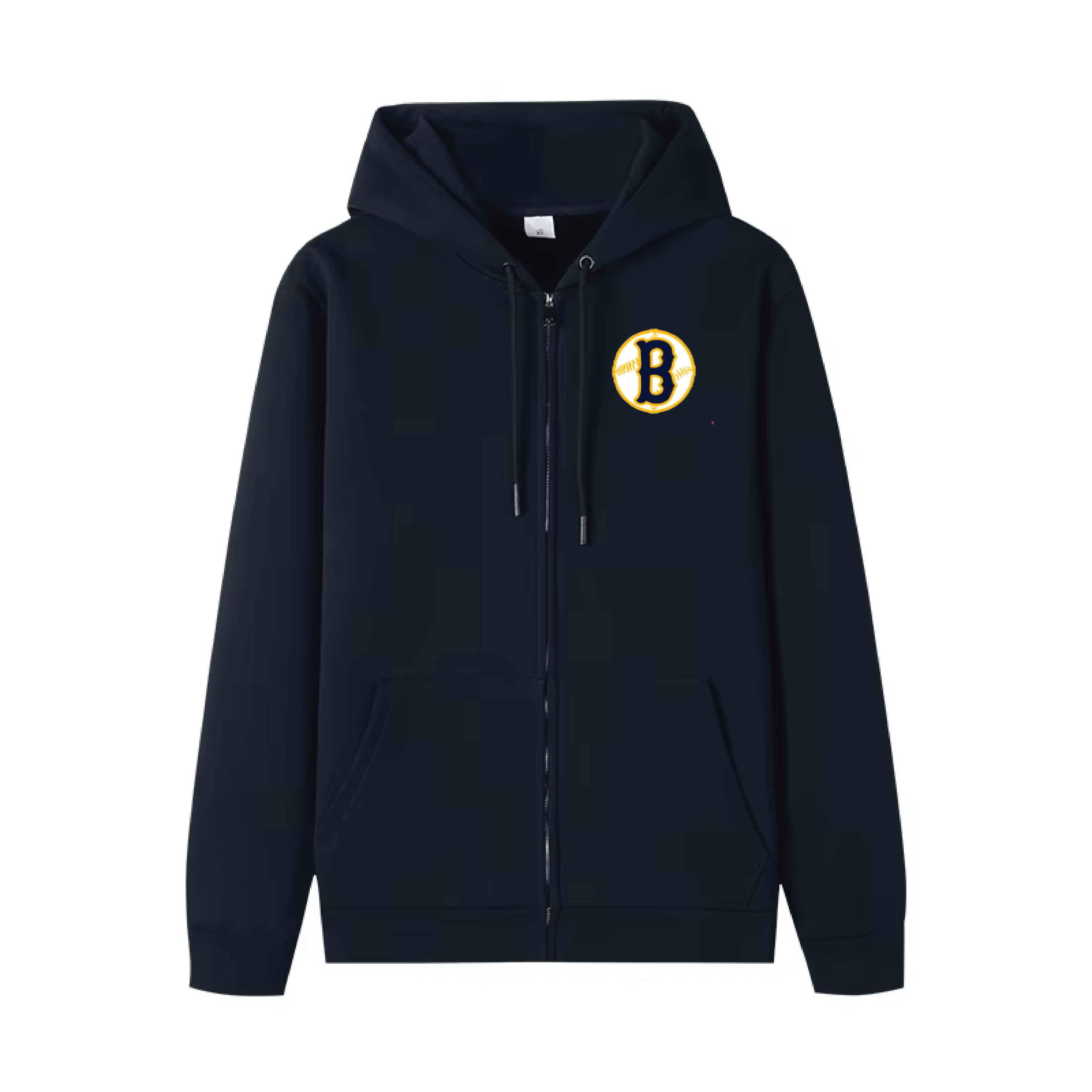 Bandits Zip Up Hoodie - Navy