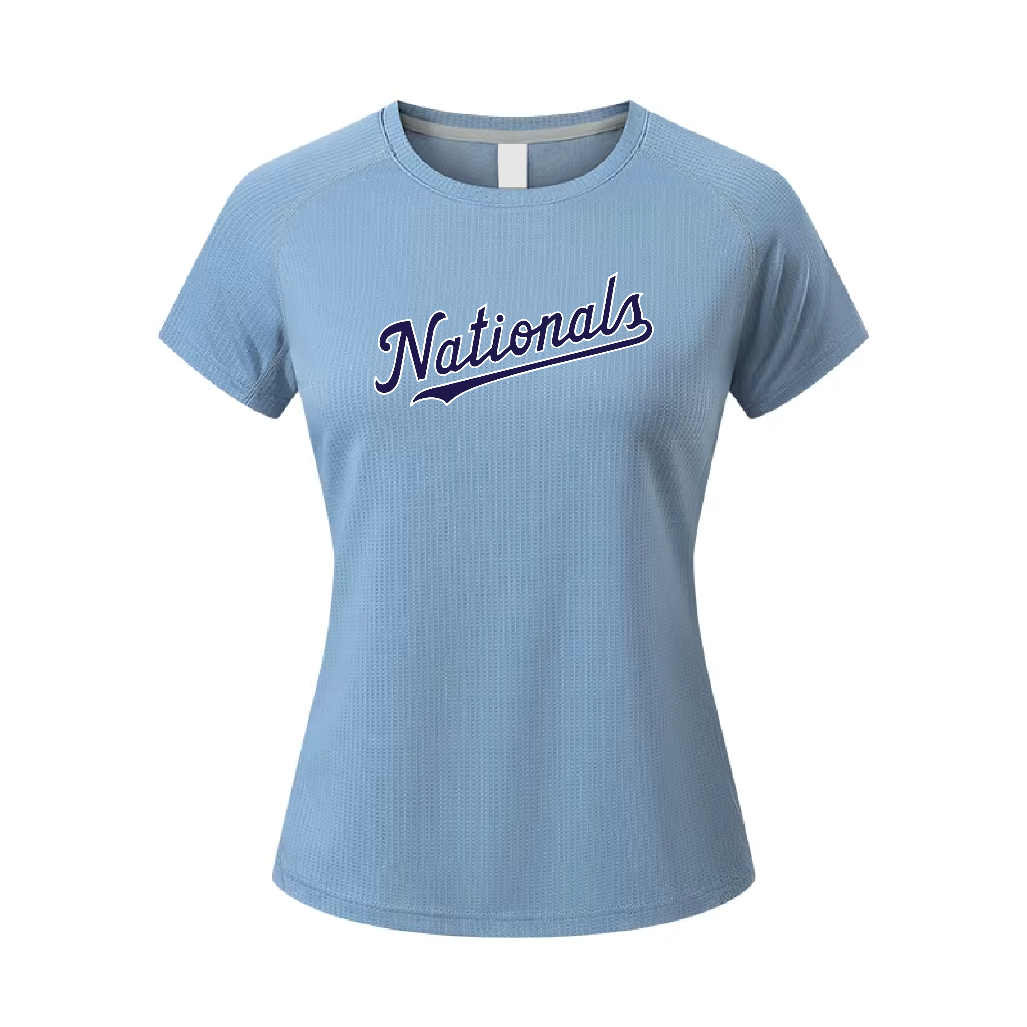 Nationals Ladies Athletic Shirt - Carolina Blue