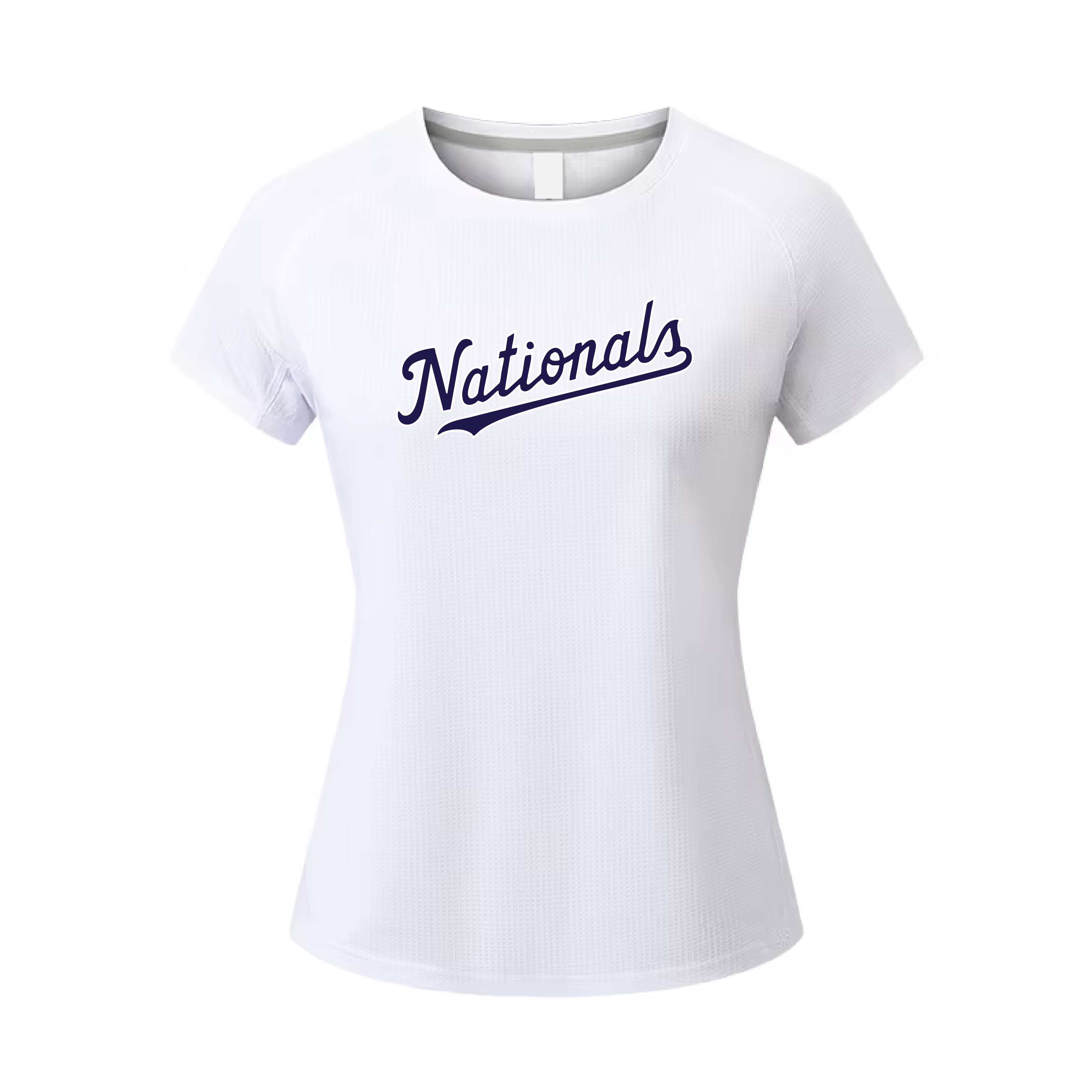 Nationals Ladies Athletic Shirt - White