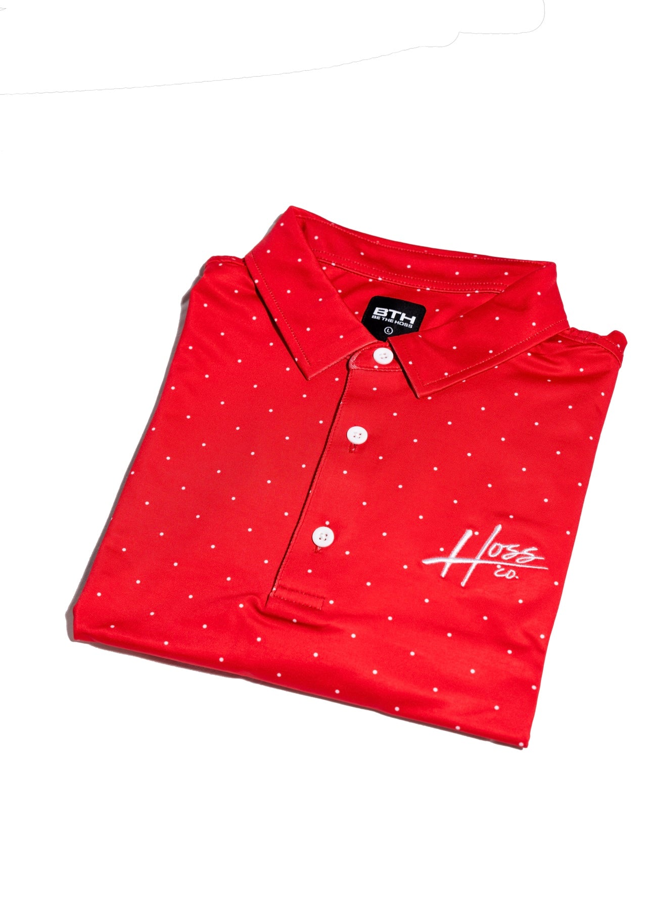 Hoss Co. Red Polo
