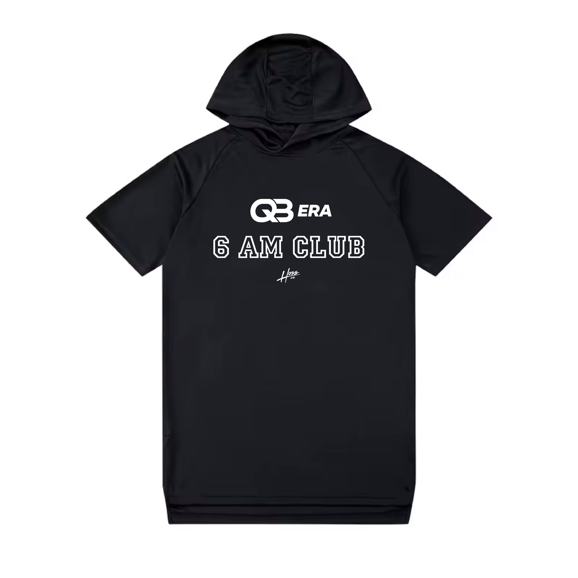 6 am Club Short Sleeve Hoodie