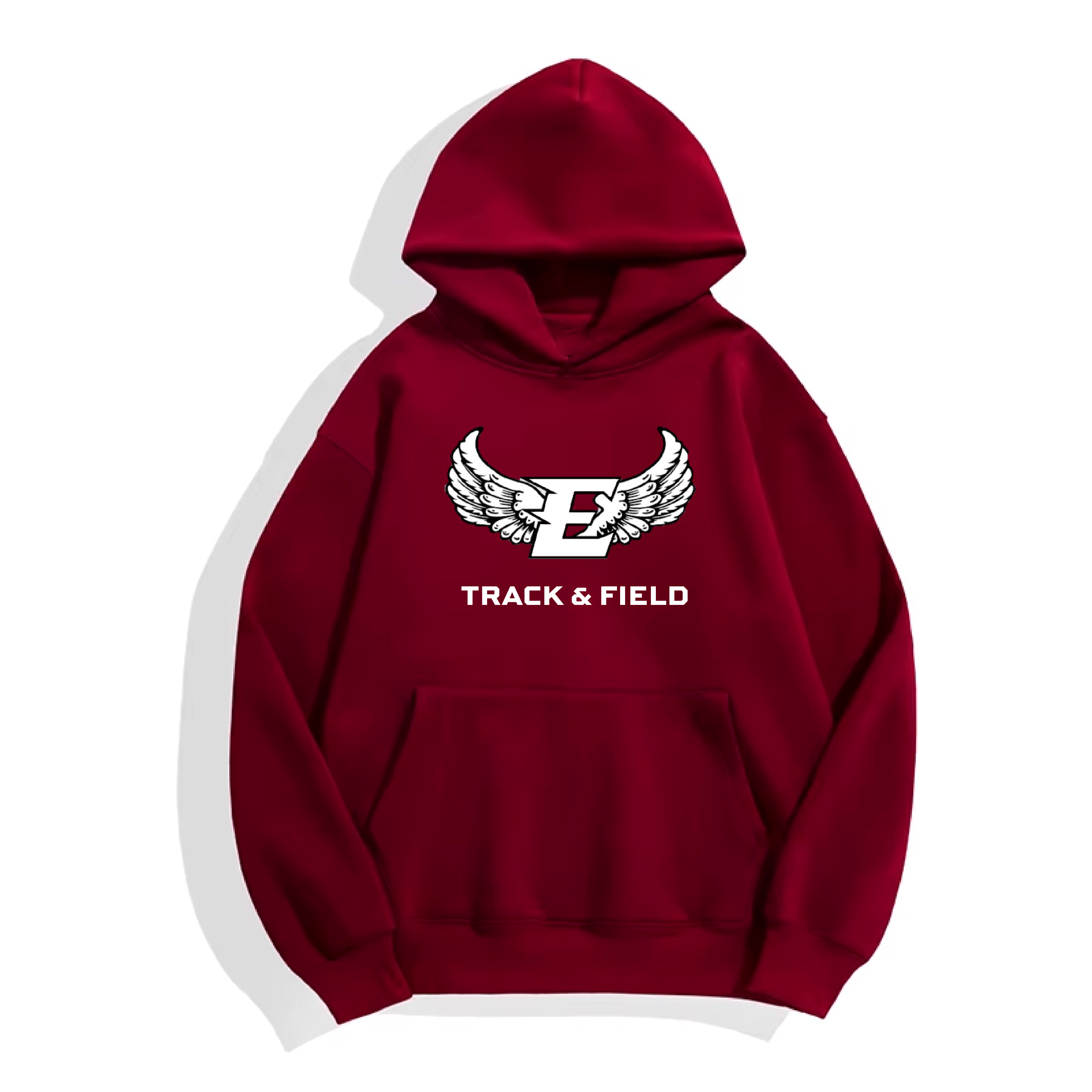 Elgin Track & Field Hoodie - Maroon