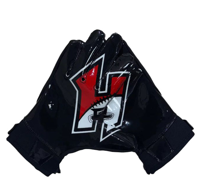 Huntley Red Raiders Football Gloves