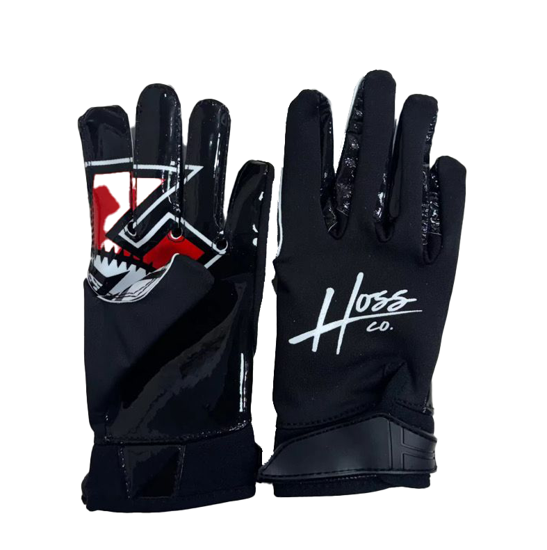 Huntley Red Raiders Football Gloves