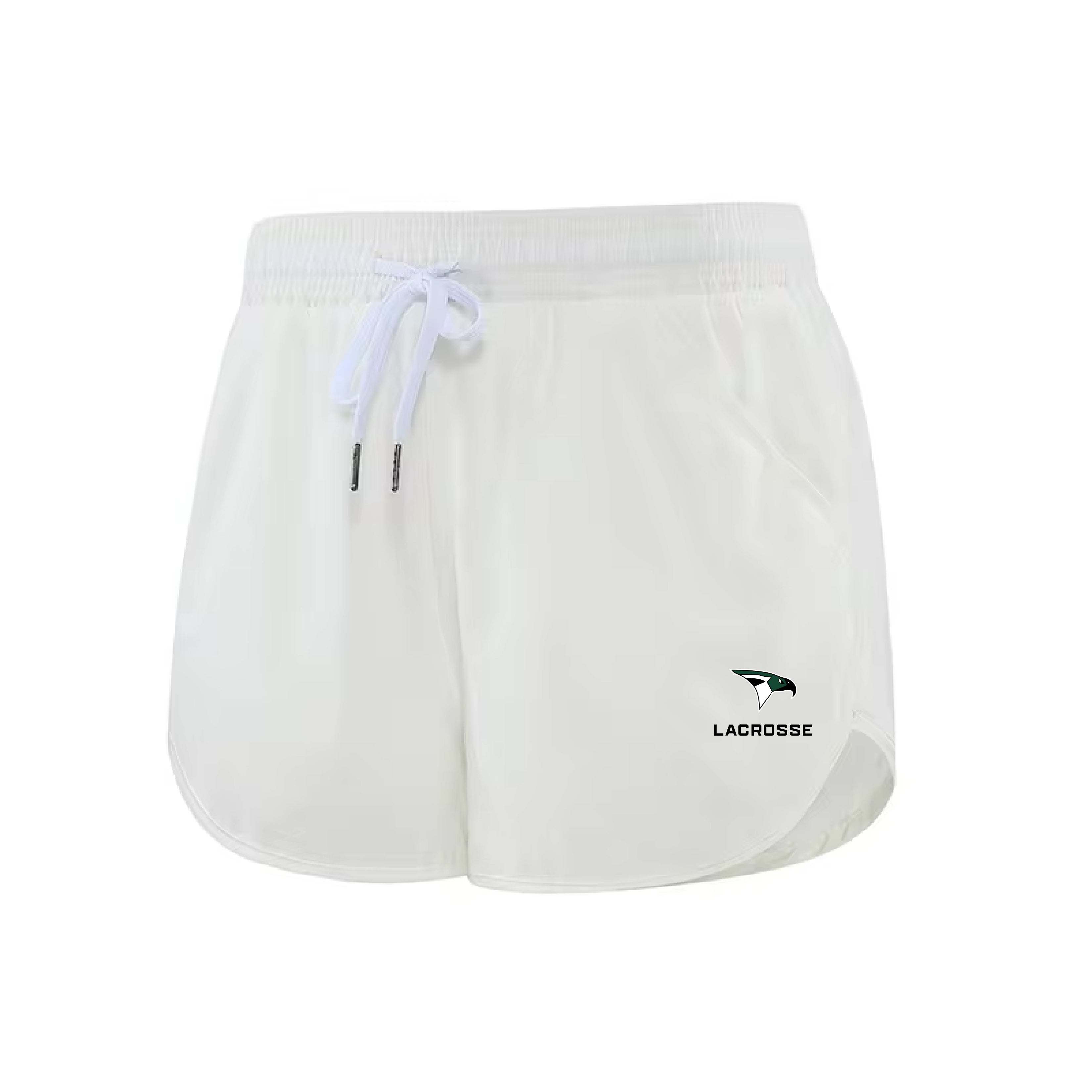 Girls Magnet Lacrosse Womens Shorts - White