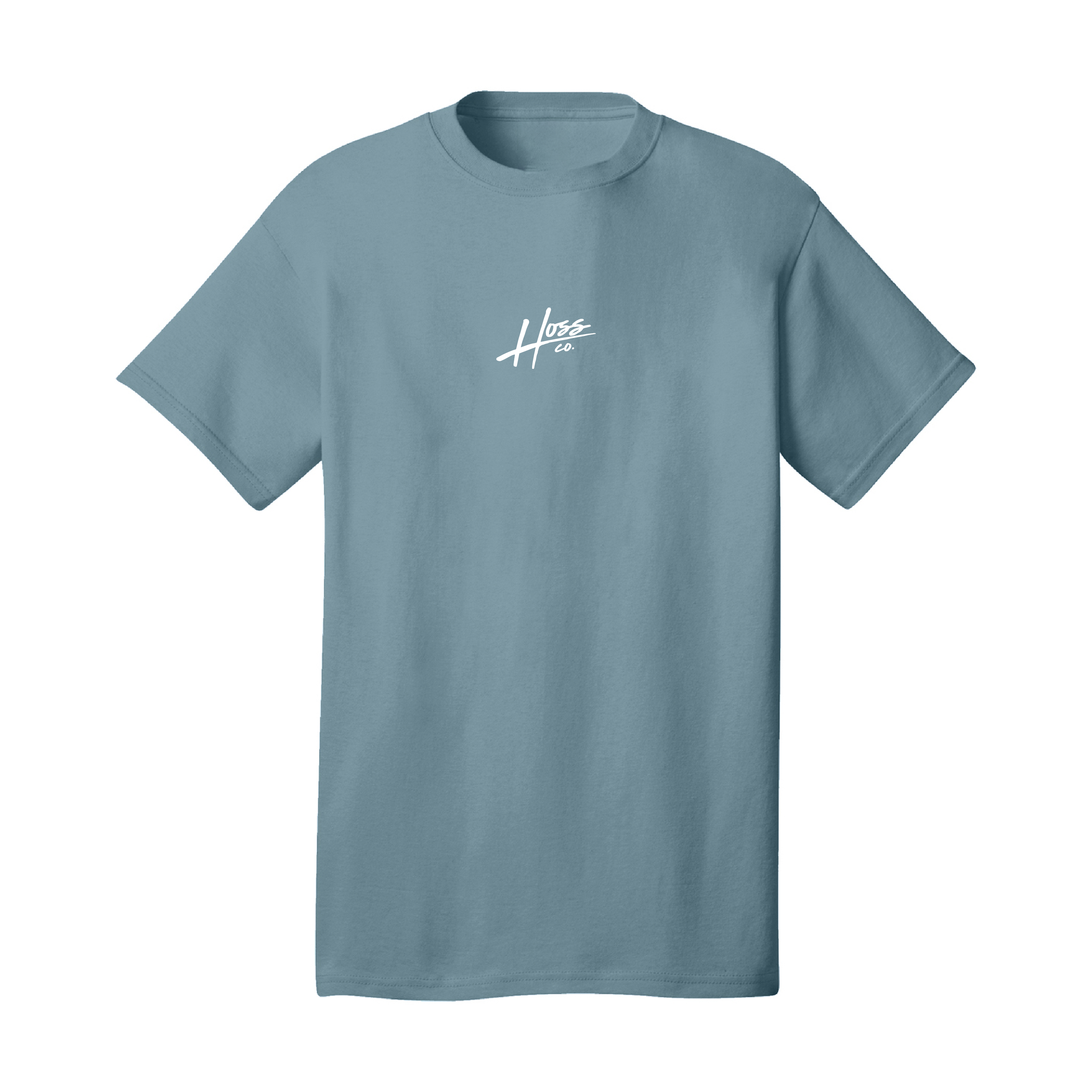 Hoss Slate Blue Heavyweight Tee