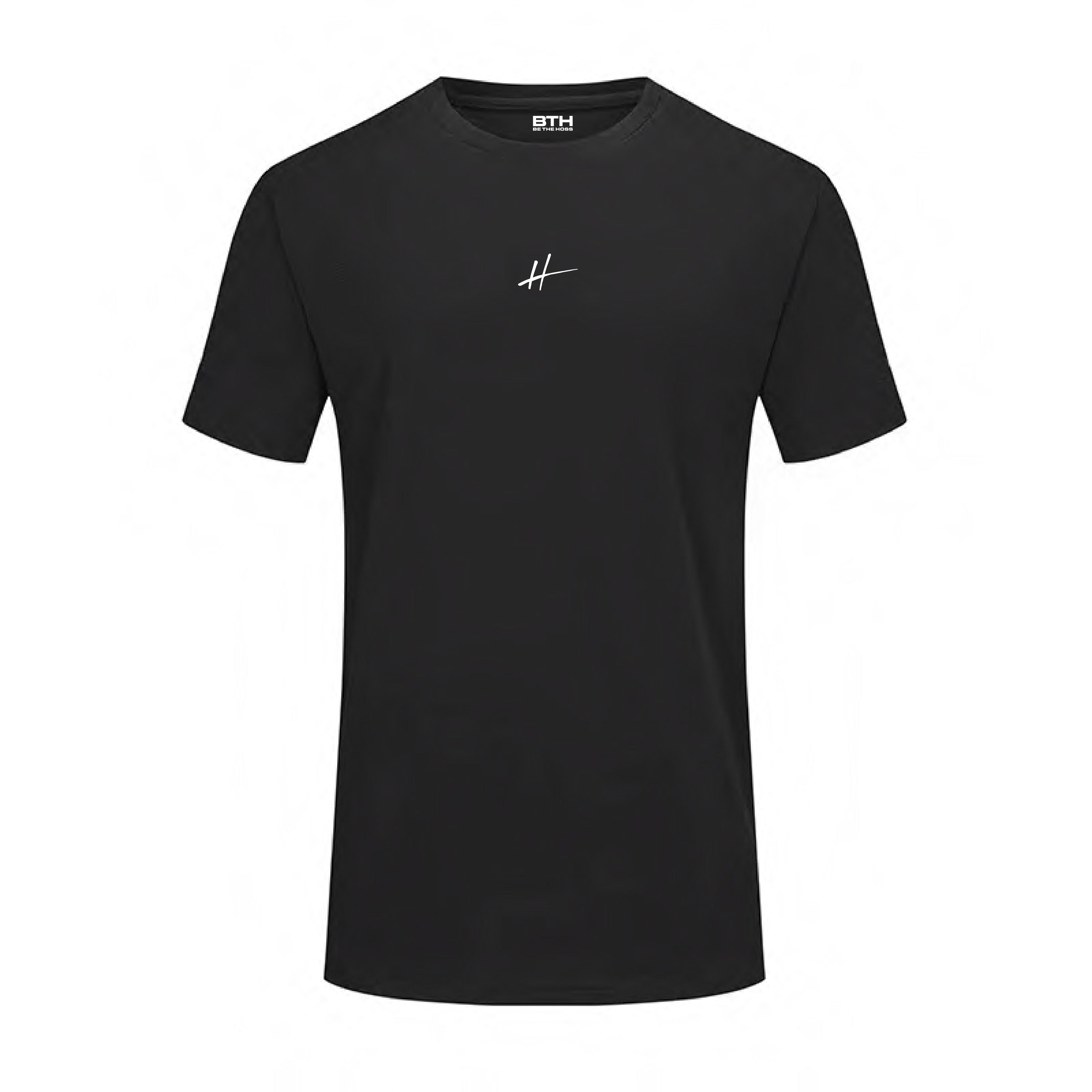 Hoss Athletic Shirt Logo Center Chest - Black