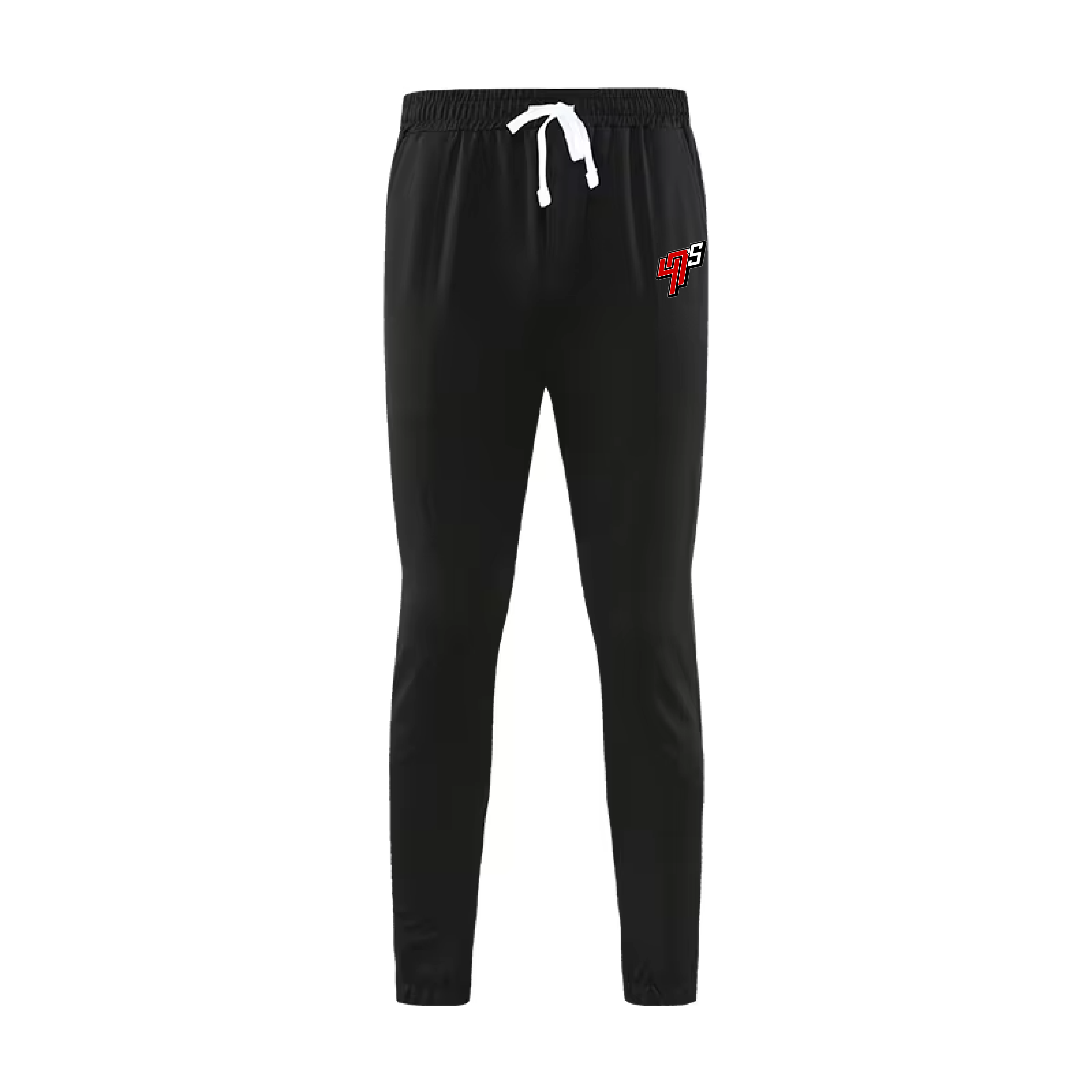 Huntley White H Joggers Black