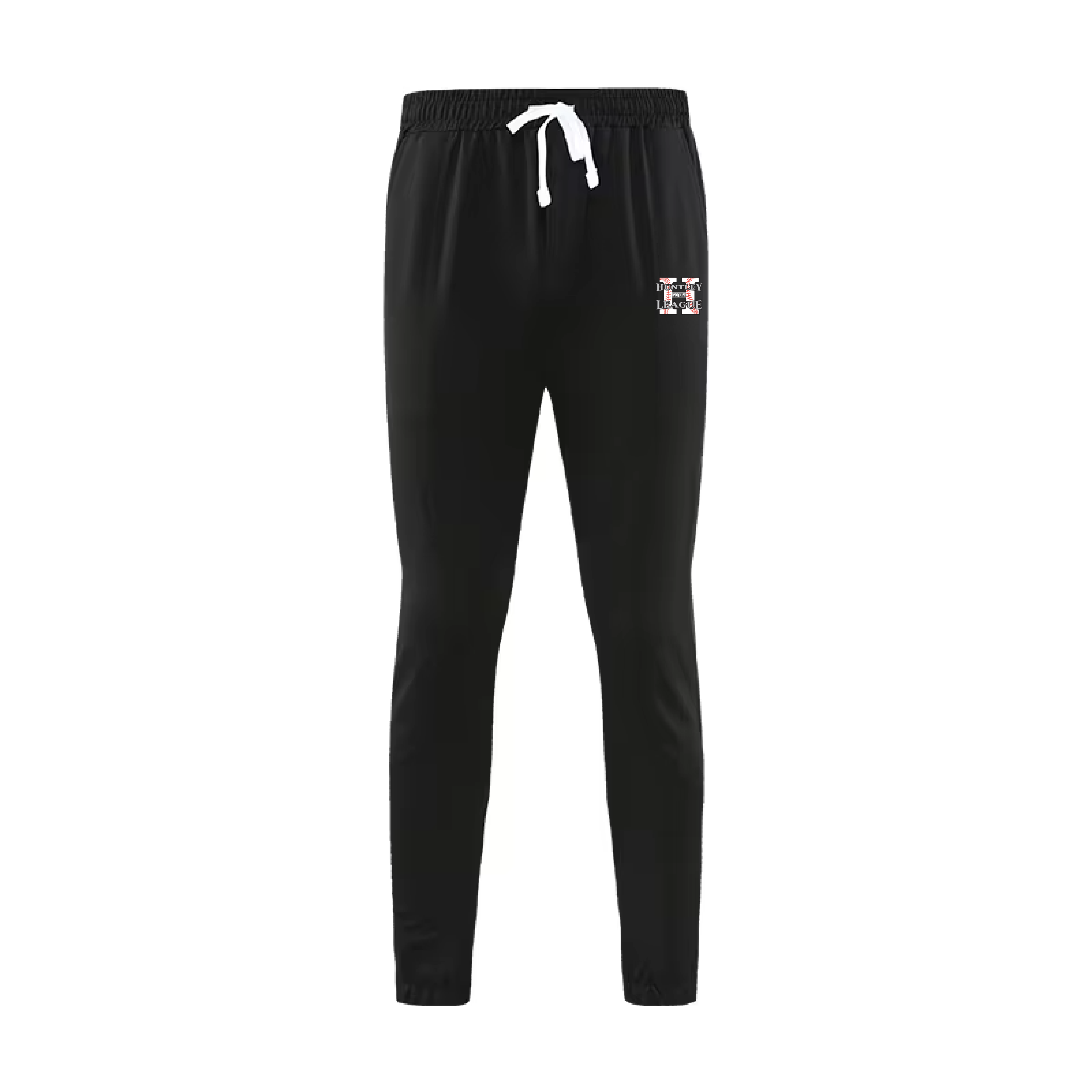 Huntley White H Joggers Black