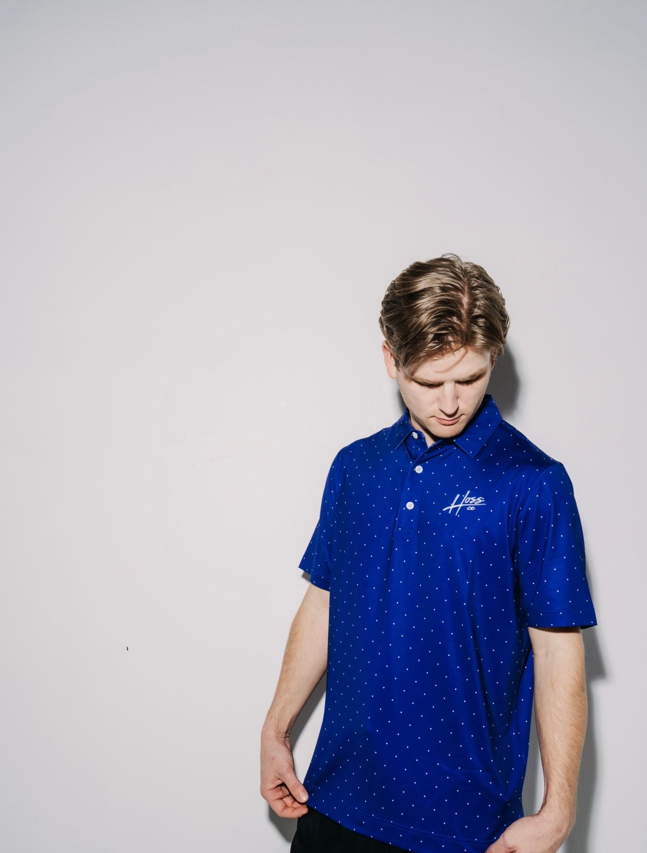 Hoss Co. Blue Polo