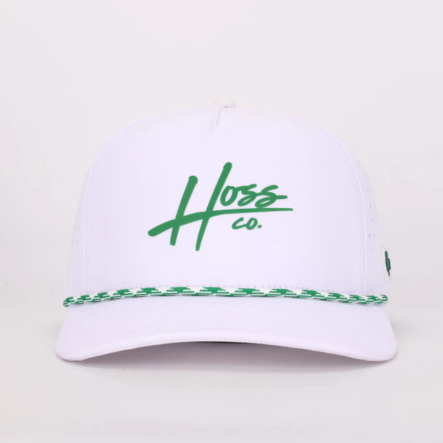Hoss Lucky White Rope Snapback