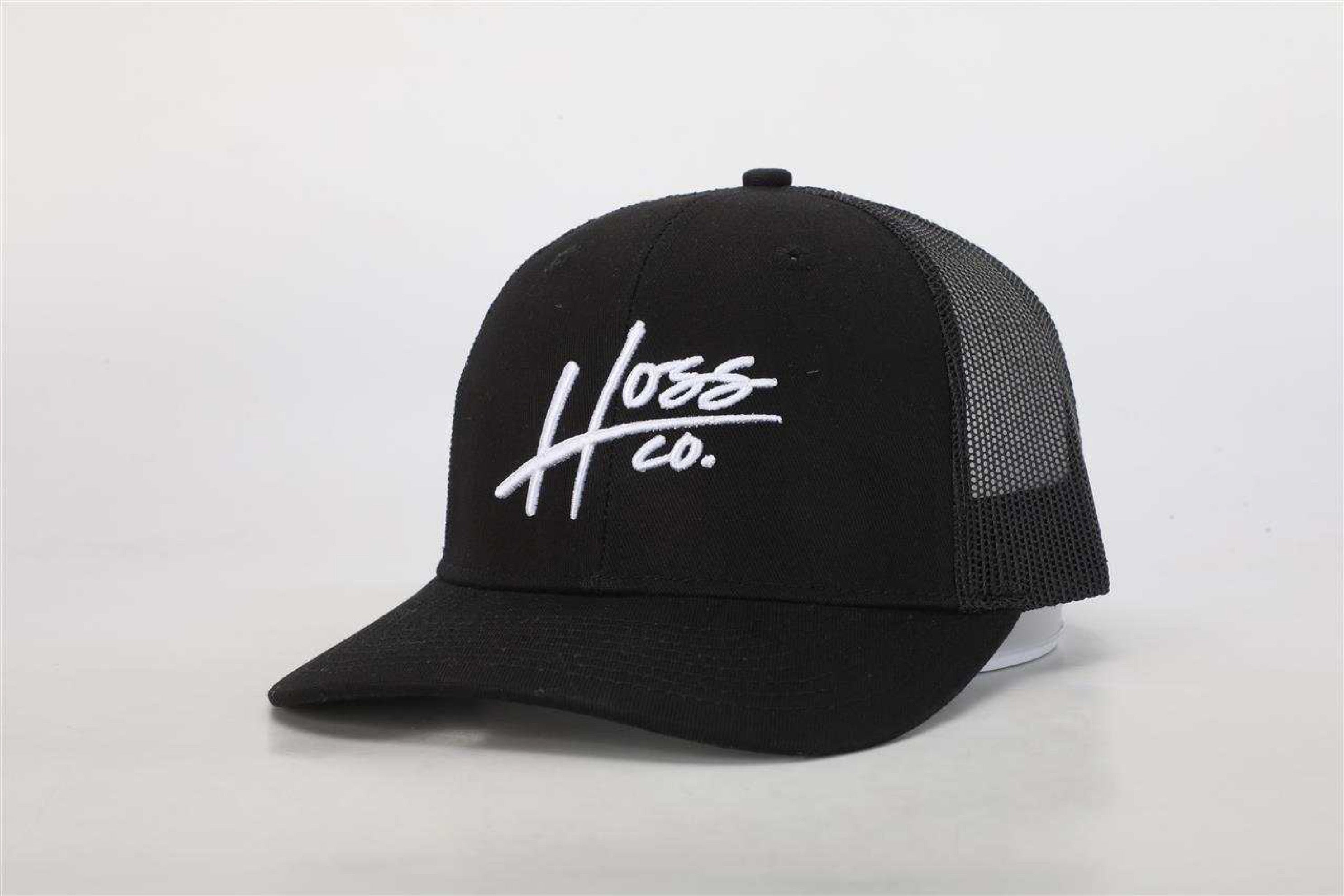 Hoss Black Trucker Hat