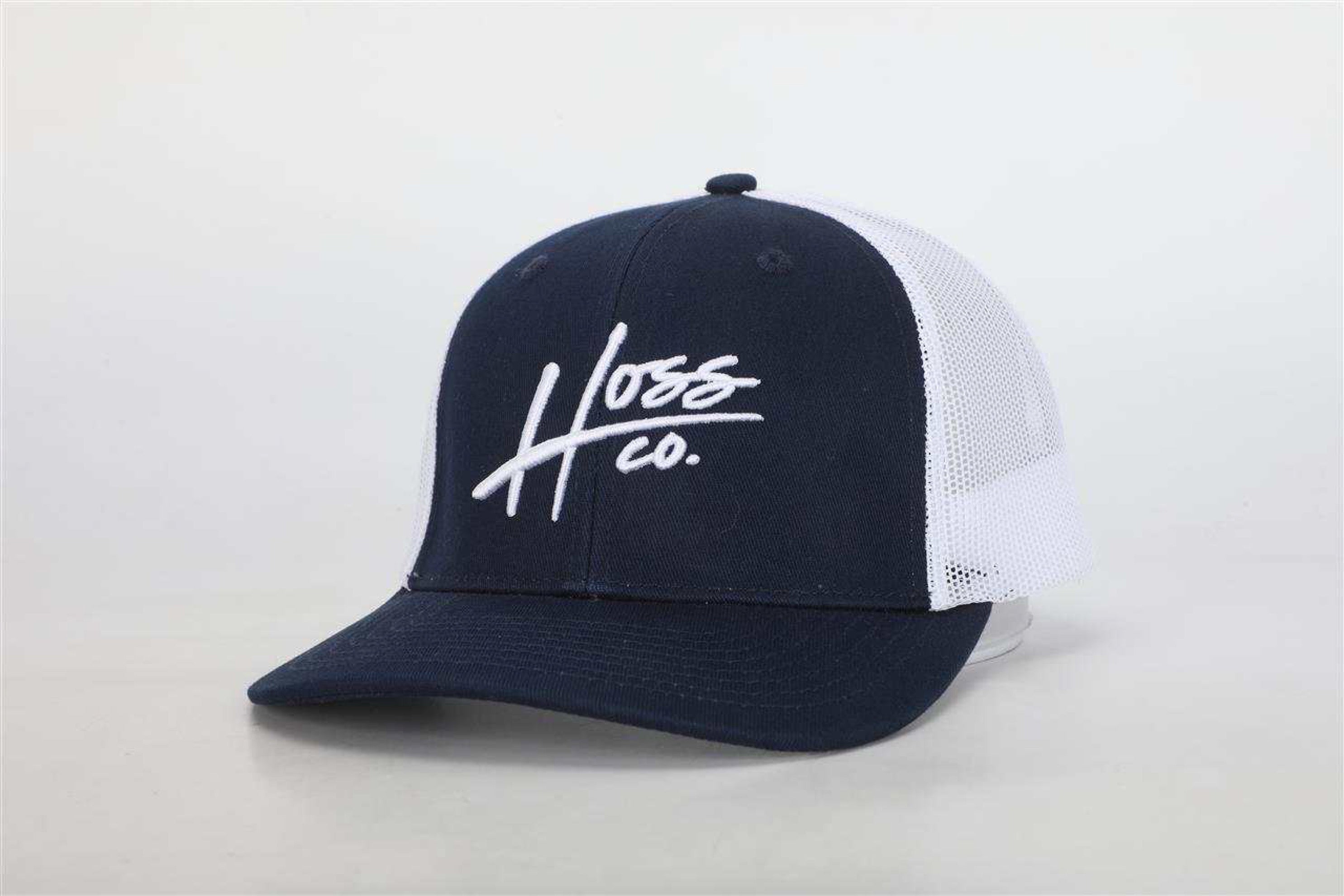 Hoss Navy/White Trucker Hat