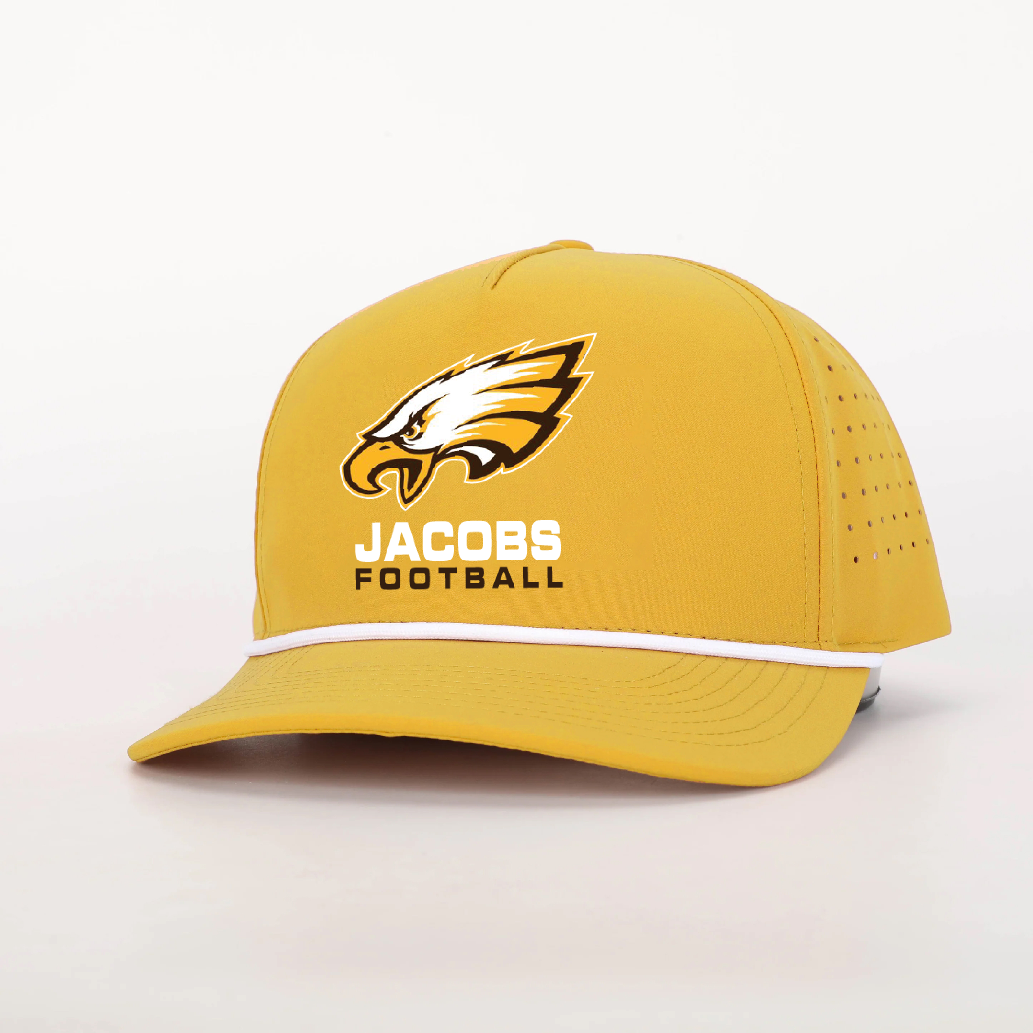 Jacobs Football Rope Hat Yellow