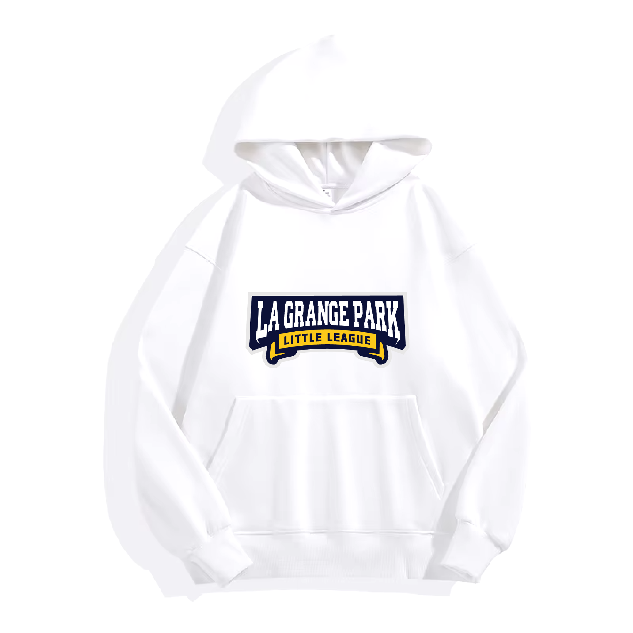 La Grange Little League Hoodie - White