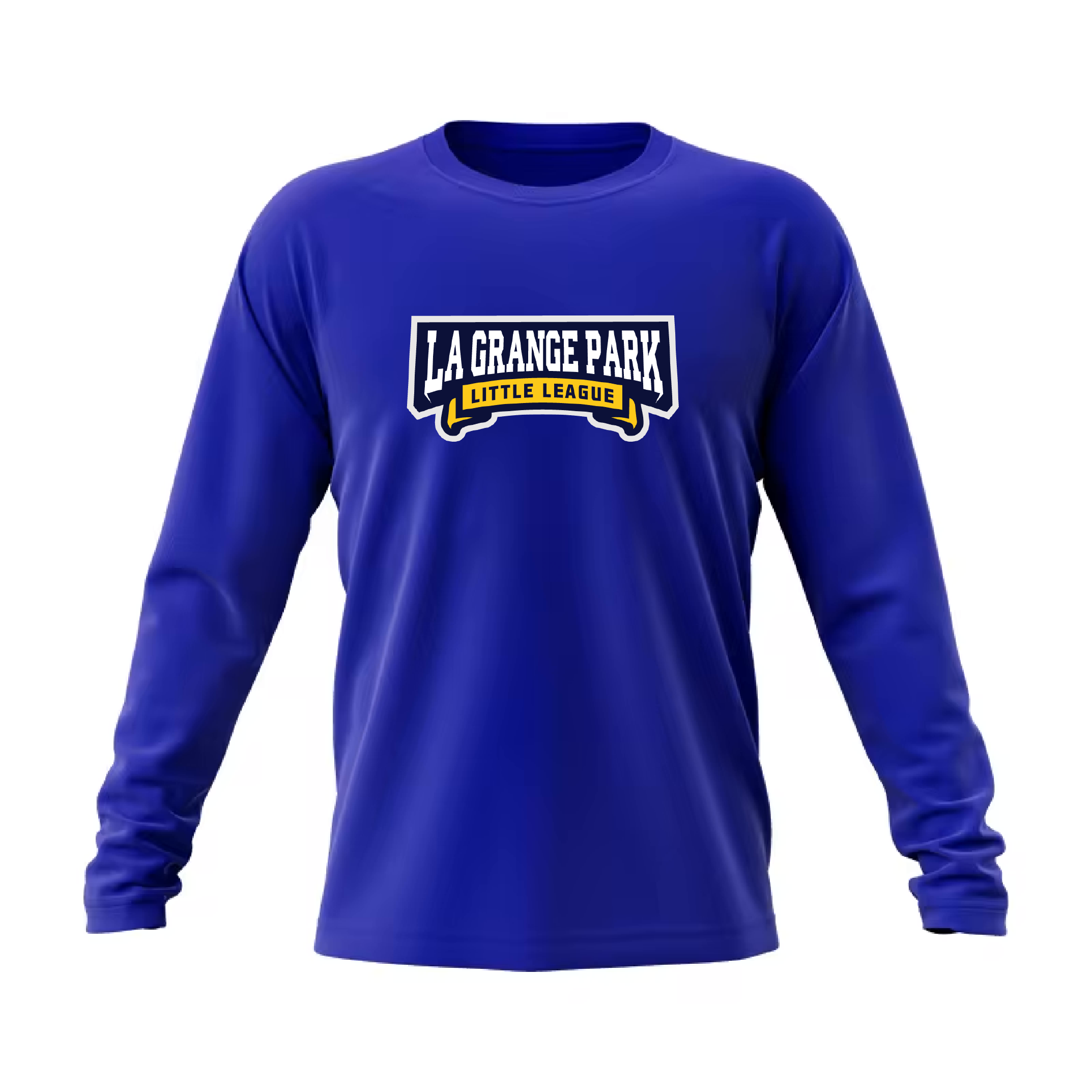 La Grange Little League Long Sleeve Performance Shirt - Blue