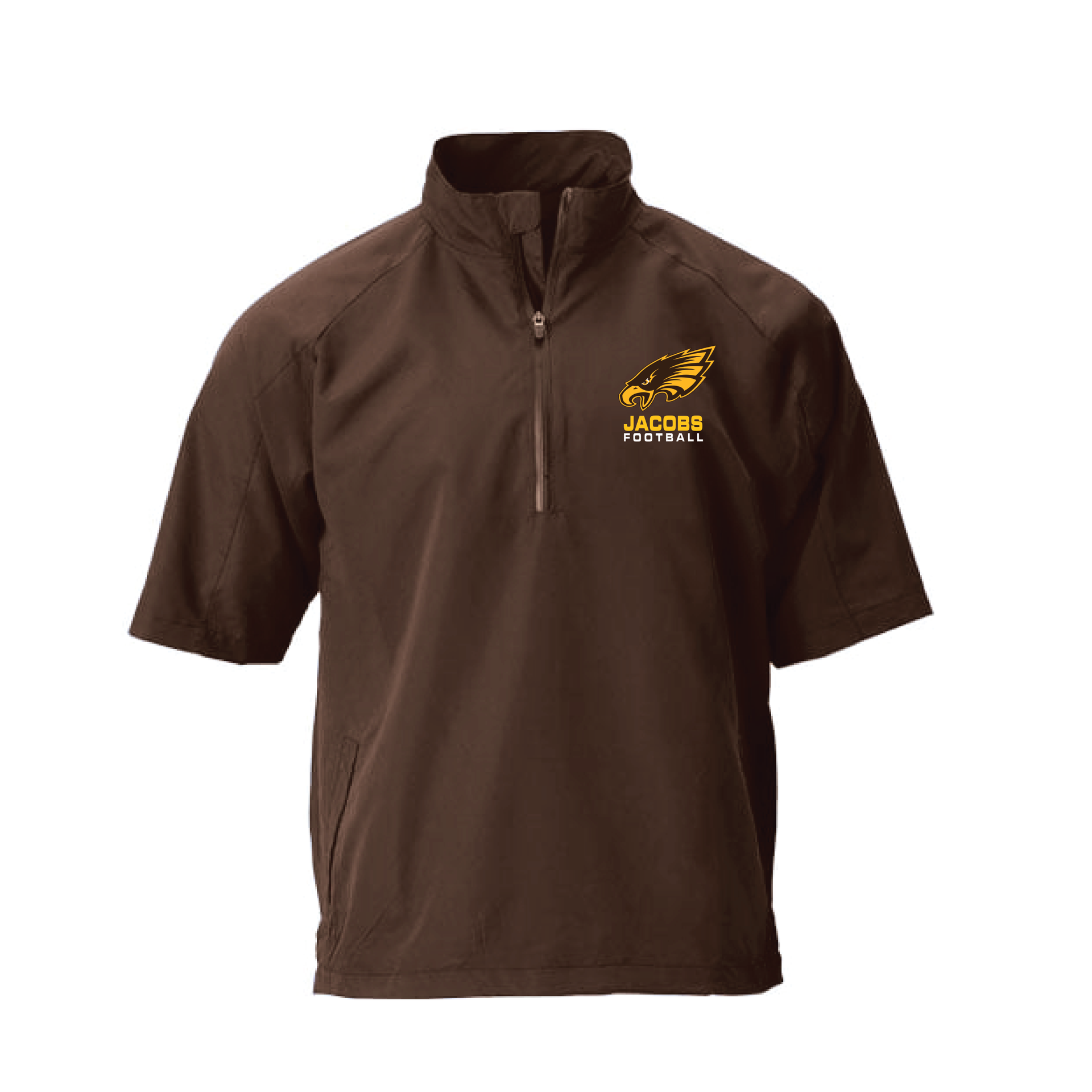 Jacobs Football Short Sleeve Quarter Zip