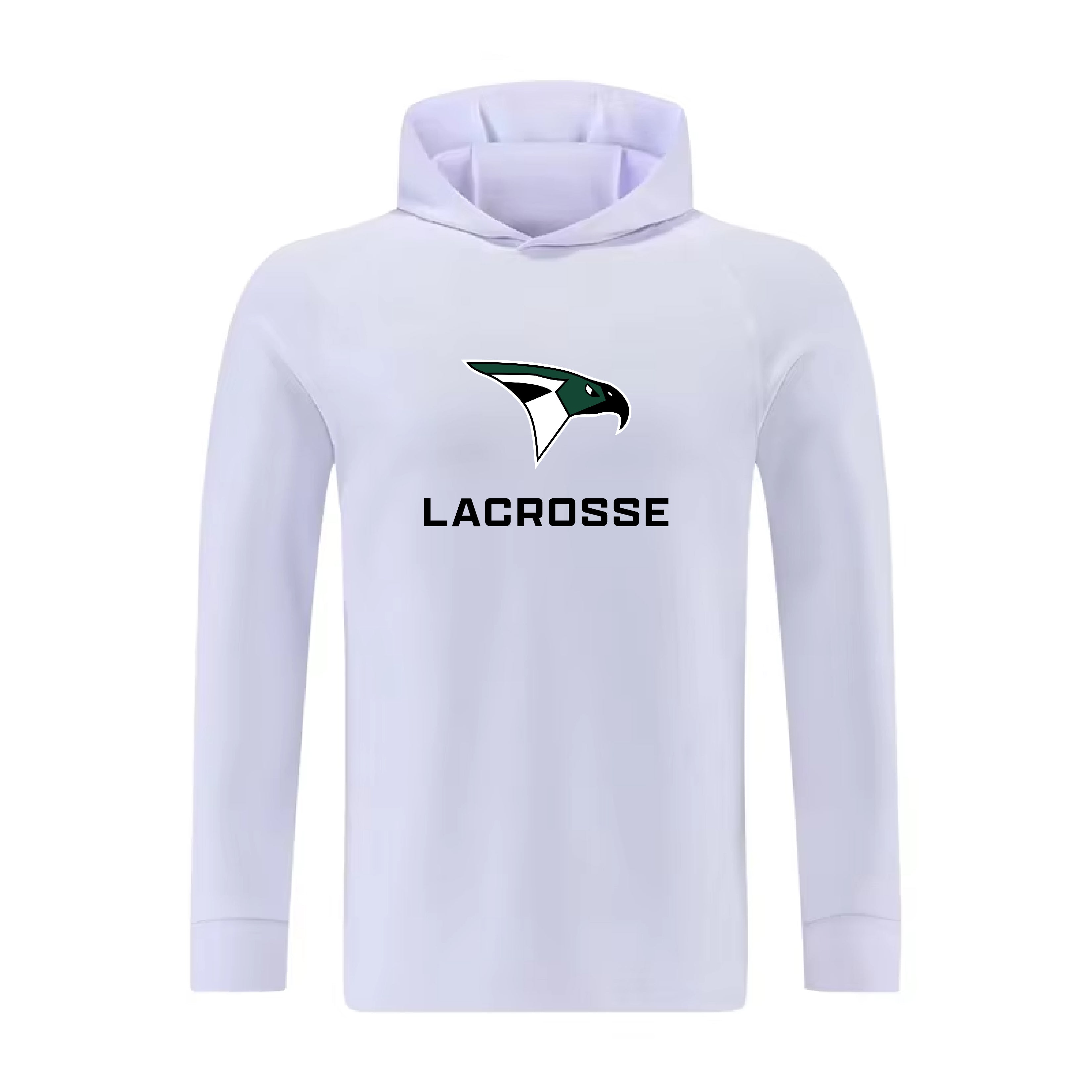 Magnet Lacrosse Long Sleeve Hoodie - White