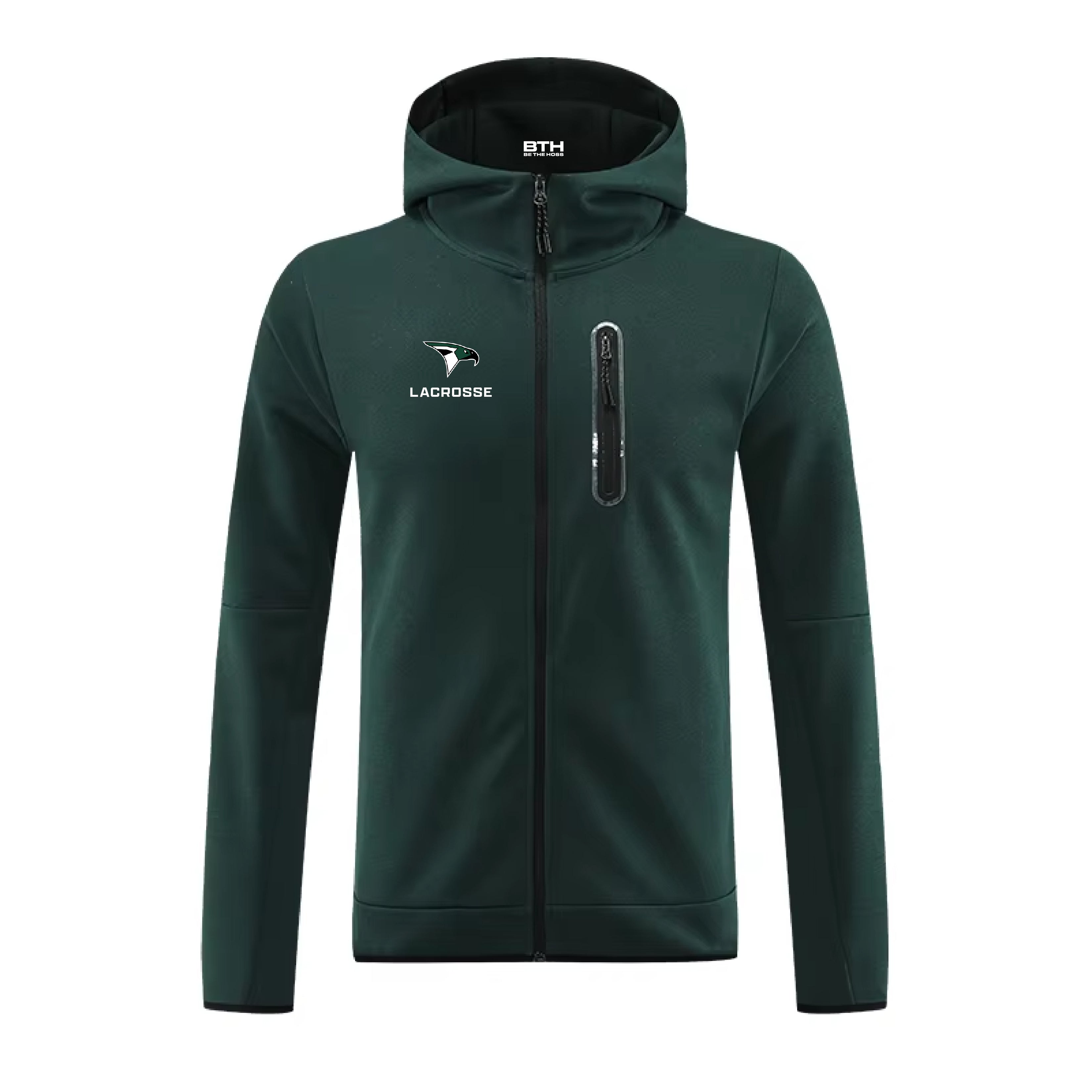 Magnet Lacrosse Full Zip Winter Hoodie - Green