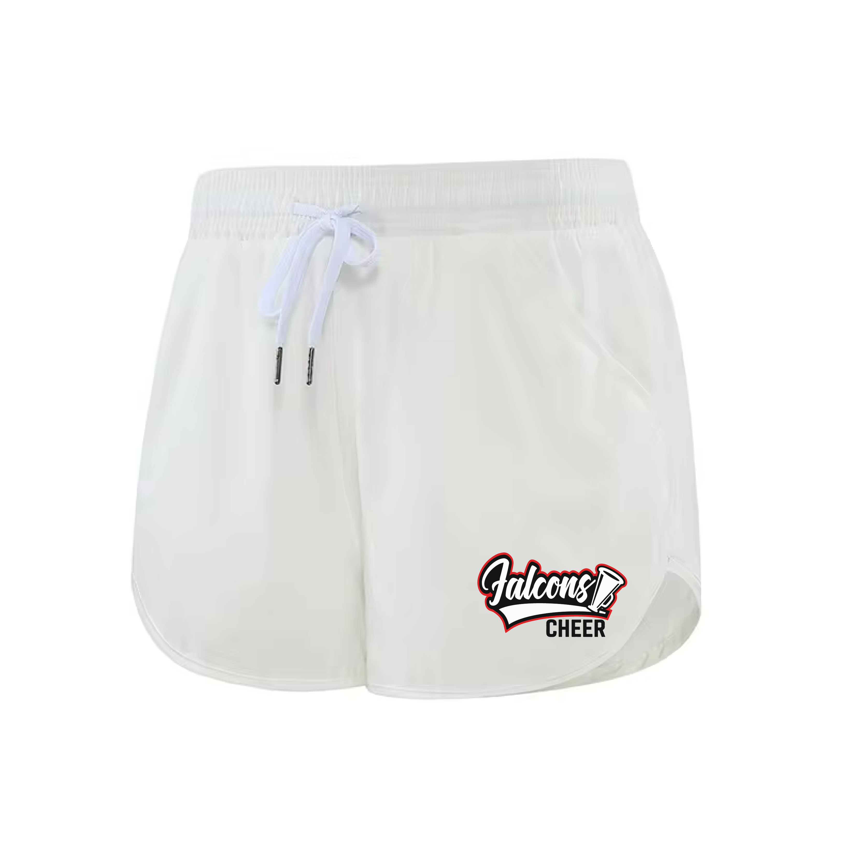 Oriole Park Ladies Athletic Shorts - White