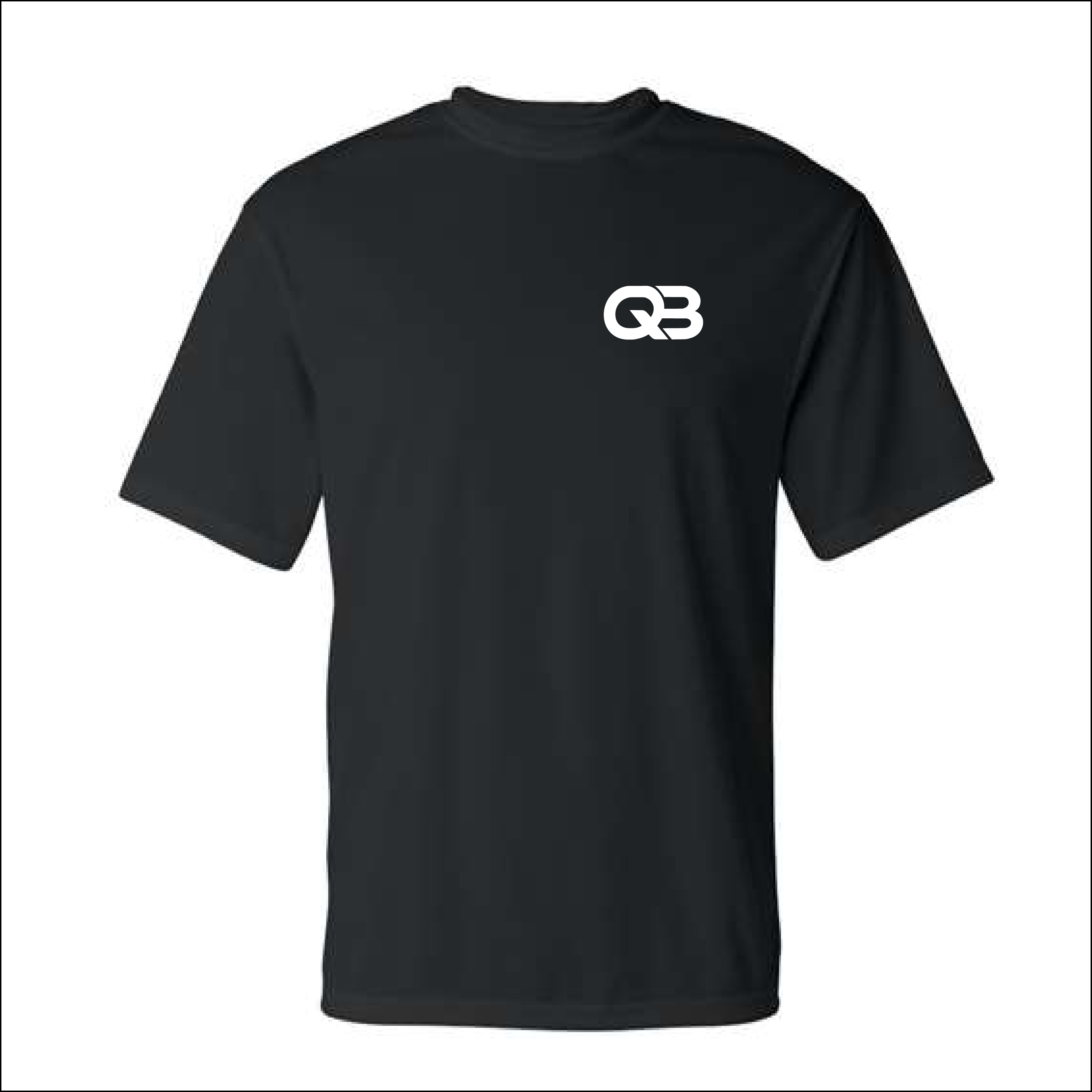 QB Era Performance Shirt QB Logo - Black