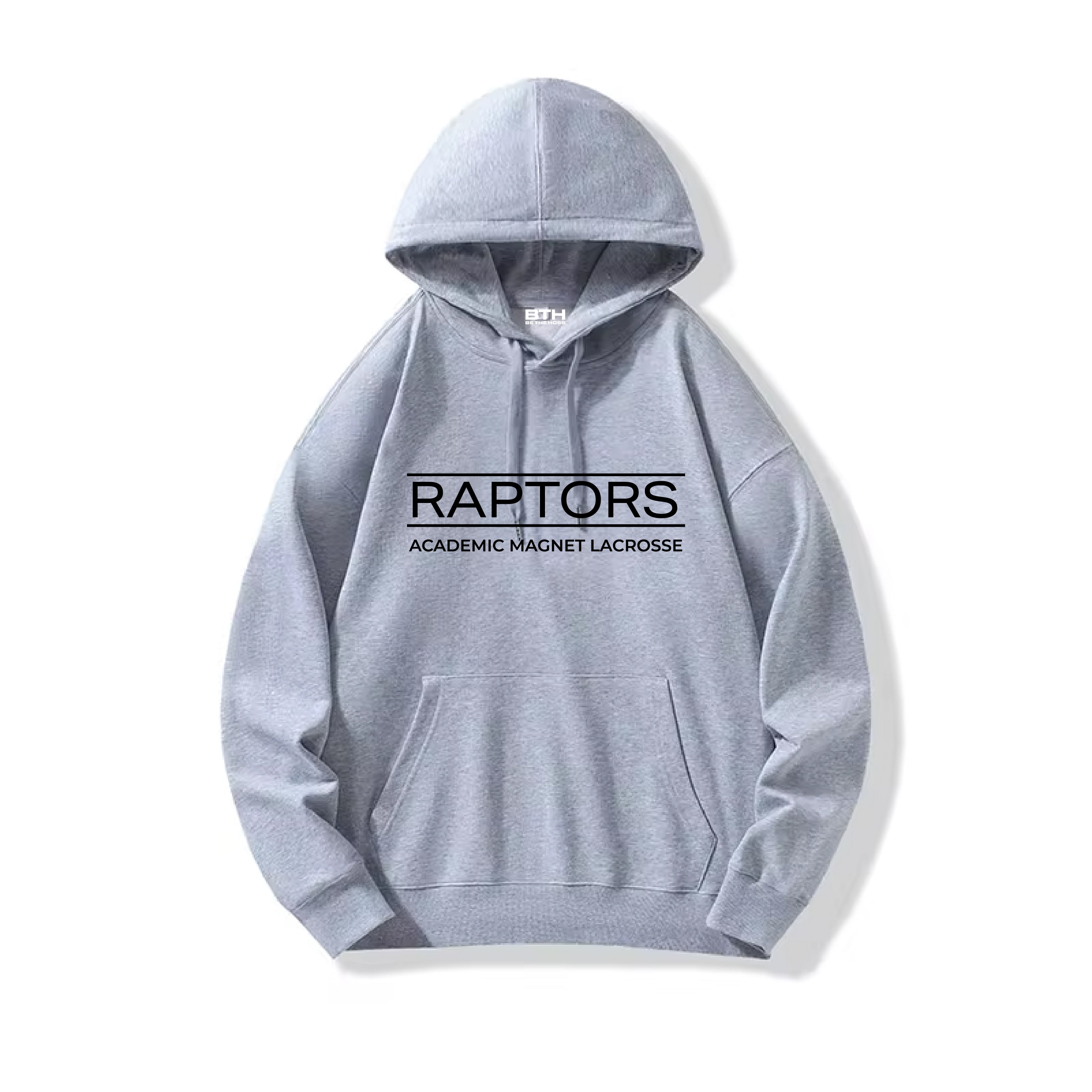 Raptors Lacrosse Hoodie - Grey