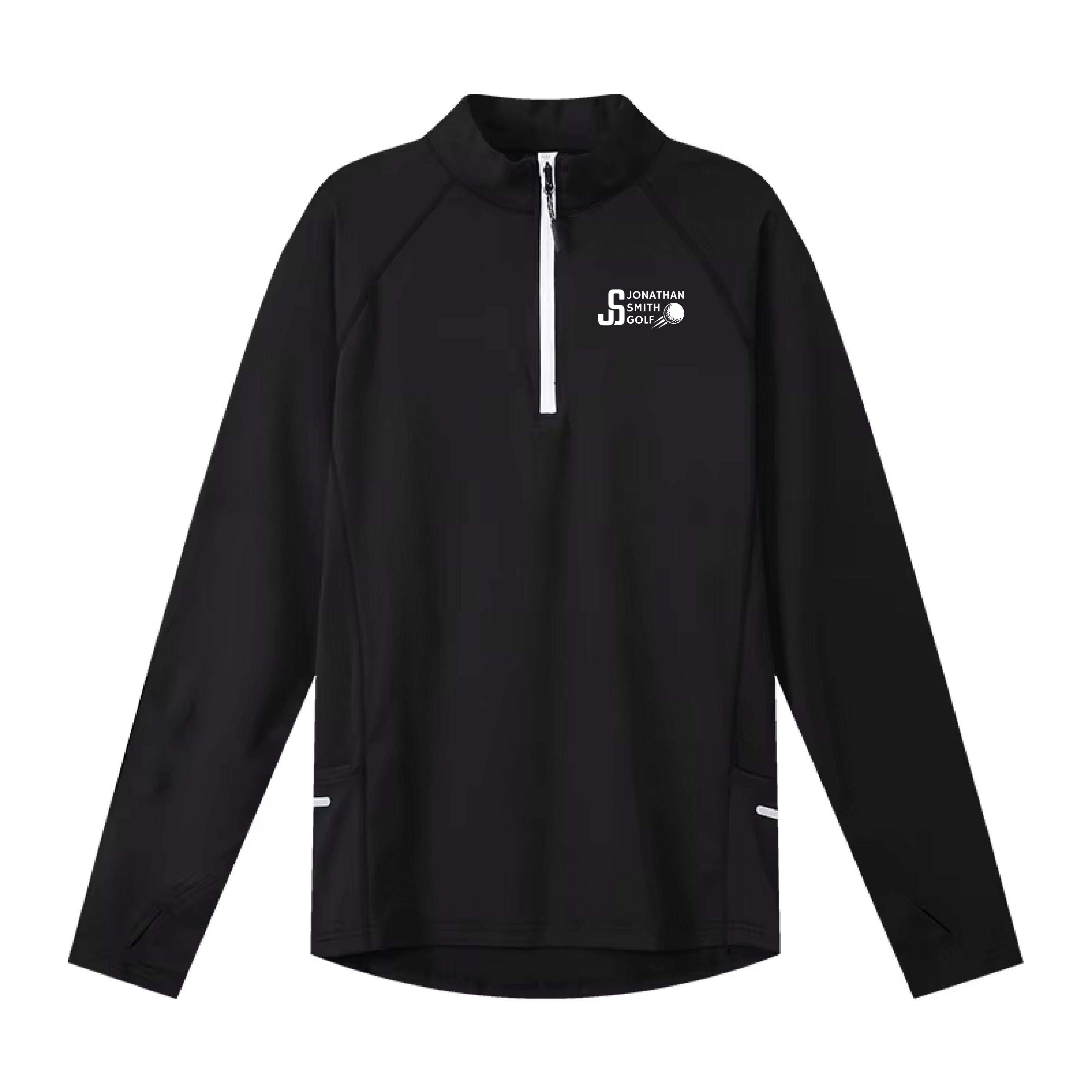 Jonathan Smith Youth Quarter Zip Pullover - Black