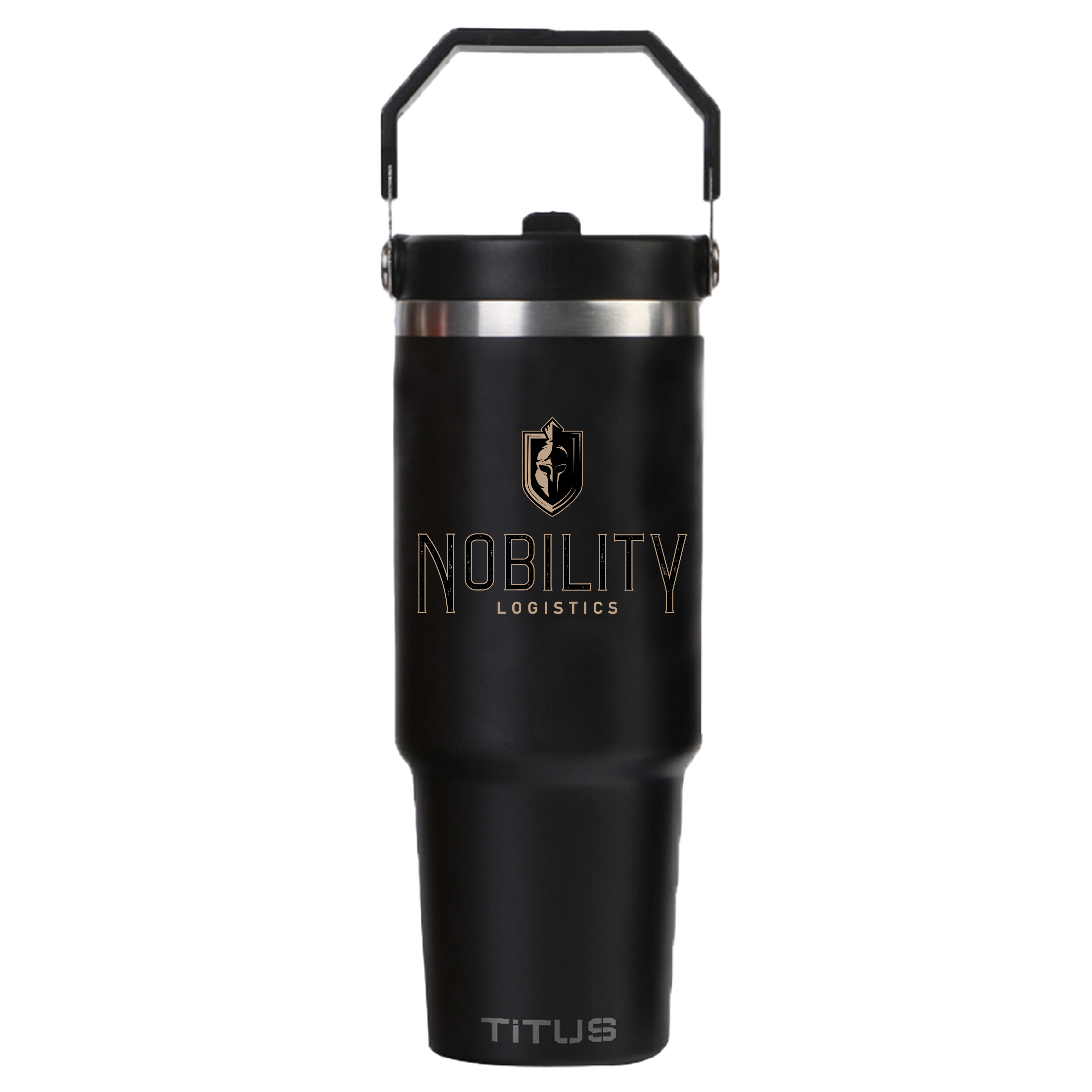 Premium 30oz Stainless Steel Flip Straw Tumbler