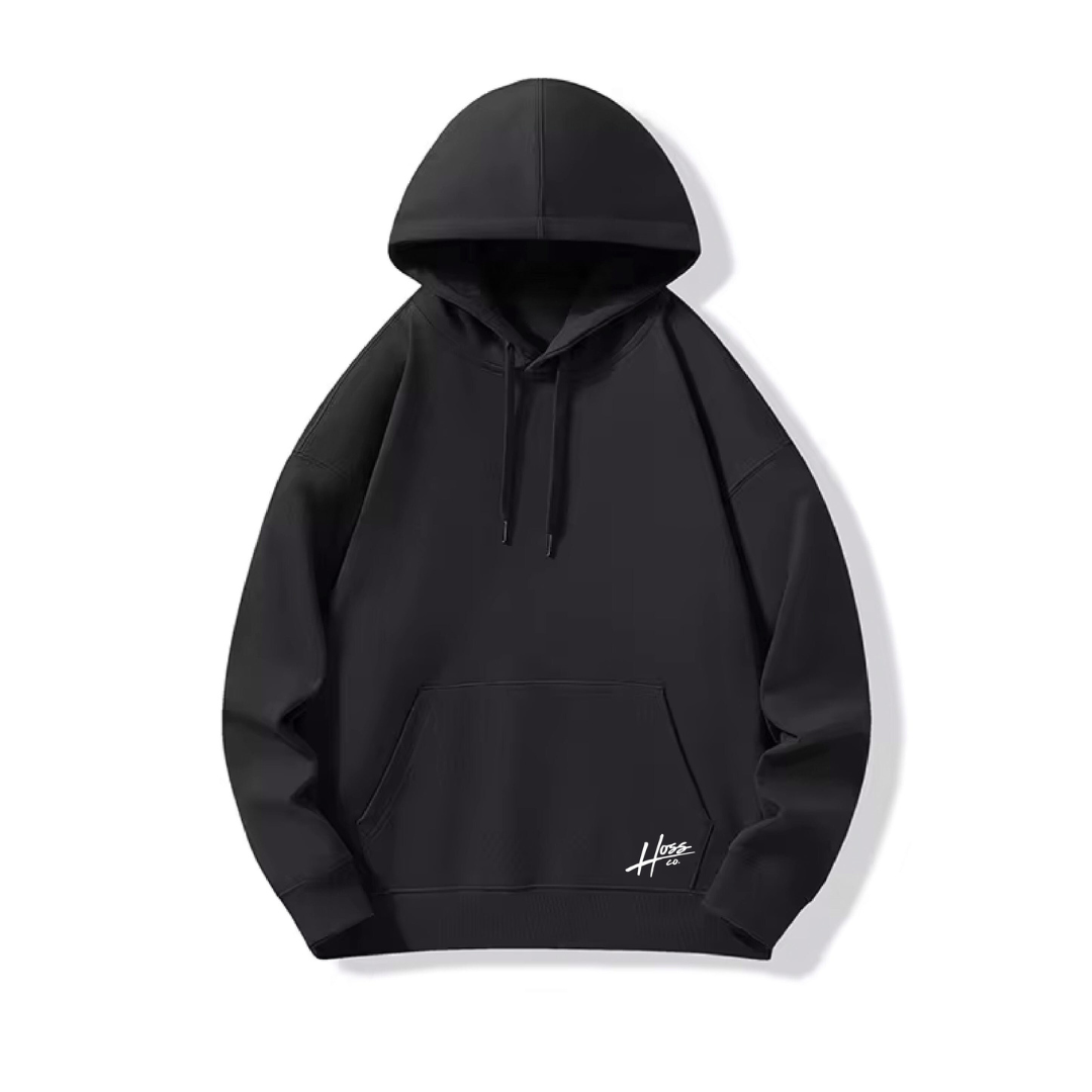 Hoss Unisex Oversized Hoodie Black