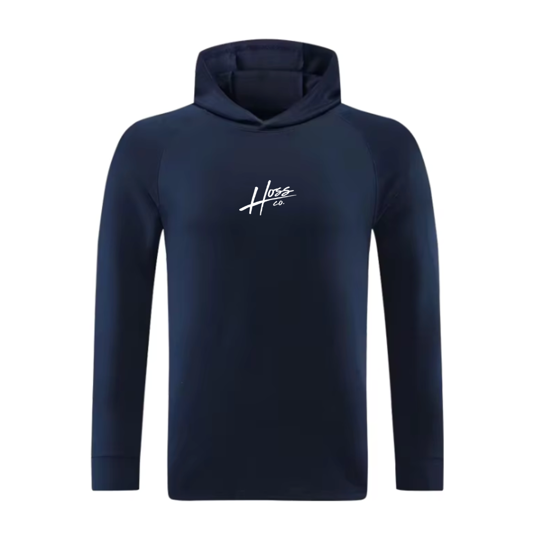 Long Sleeve Athletic Hooded Shirt