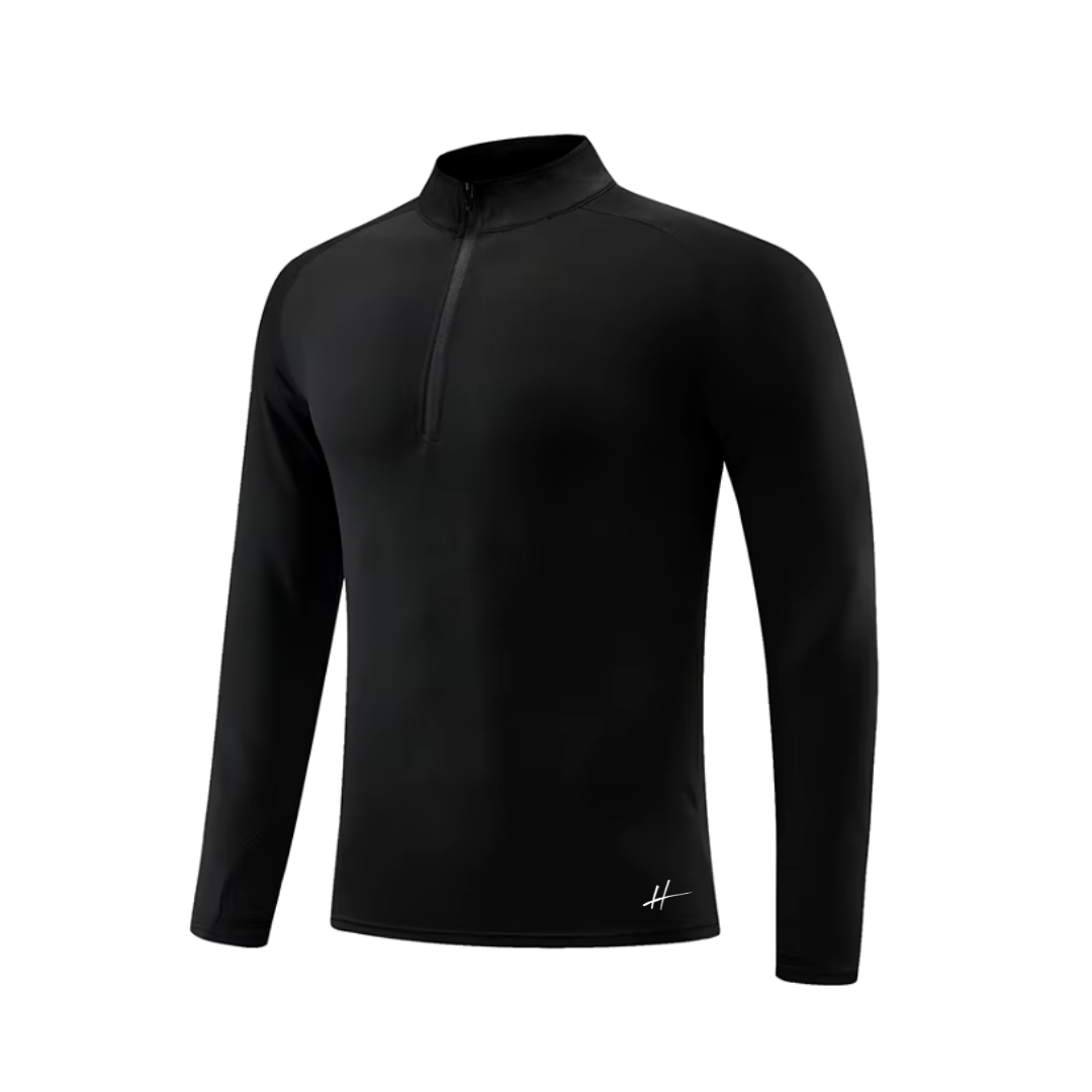 Hoss Black Quarter Zip