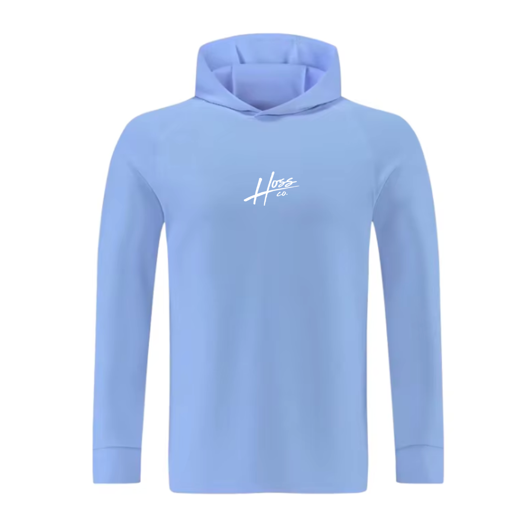 Long Sleeve Athletic Hooded Shirt
