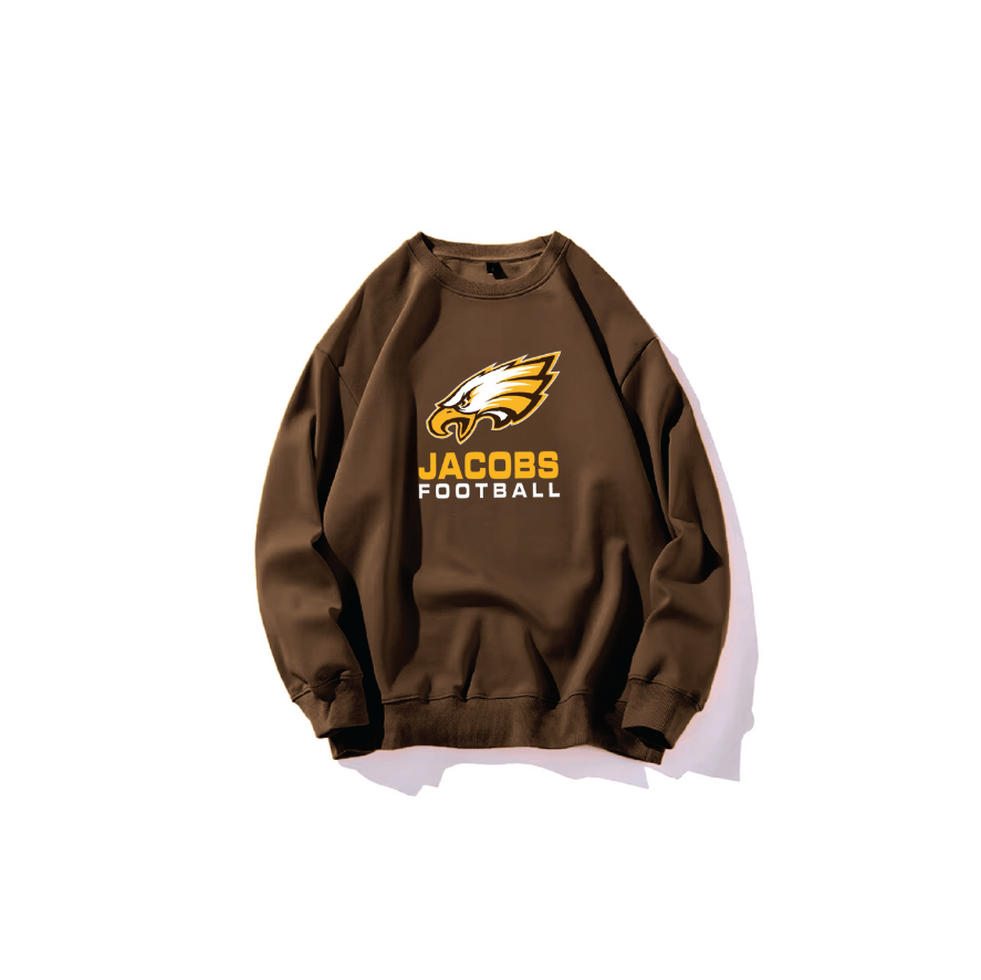 Jacobs Football Crewneck - Brown