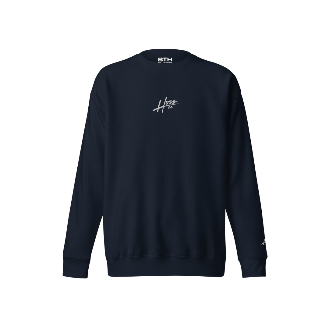 Hoss Navy Unisex Crewneck
