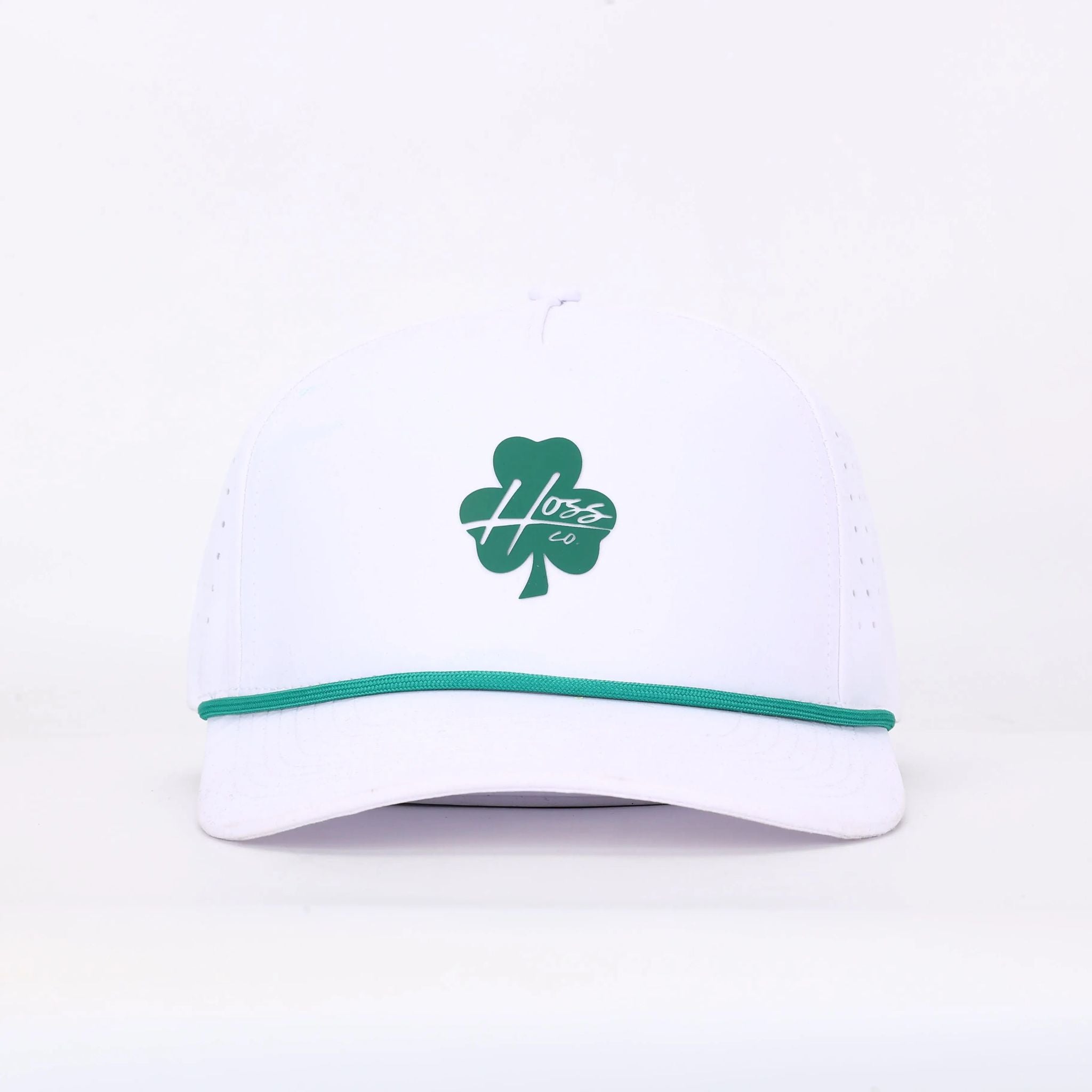 *LIMITED EDITION* Hoss St. Patty's Rope Hat White